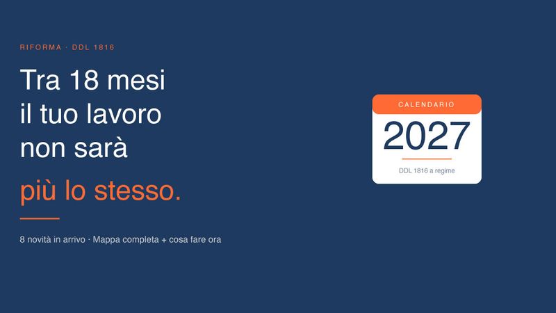 DDL 1816/2026: cosa cambia davvero per gli amministratori