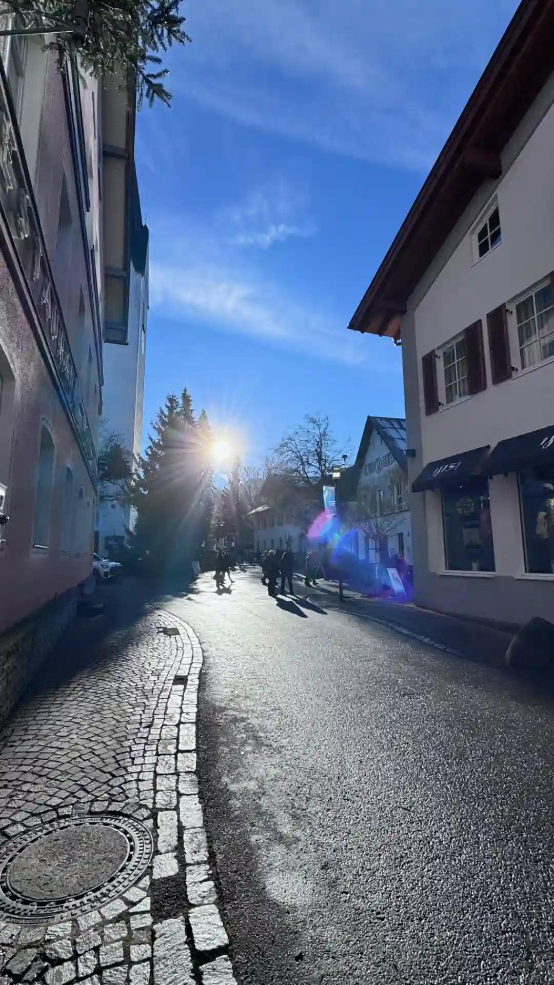 Wintersonne in Oberstdorf – Allgäu, Bayern, Germany