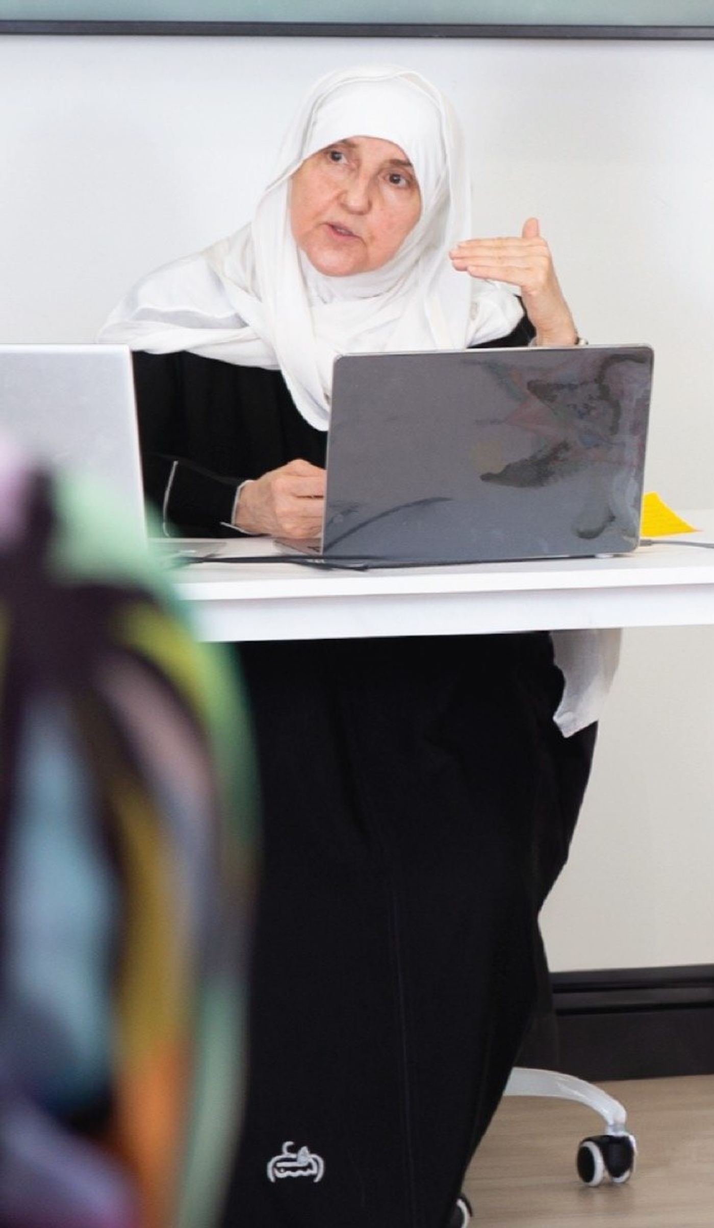 Dr. Sh. Haifaa Younis teaching