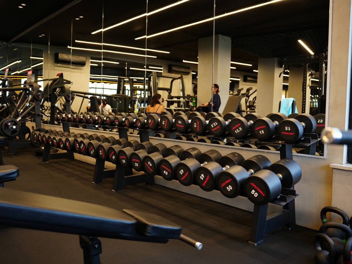 Life Fitness dumbbells from 7.5 to 50 kg