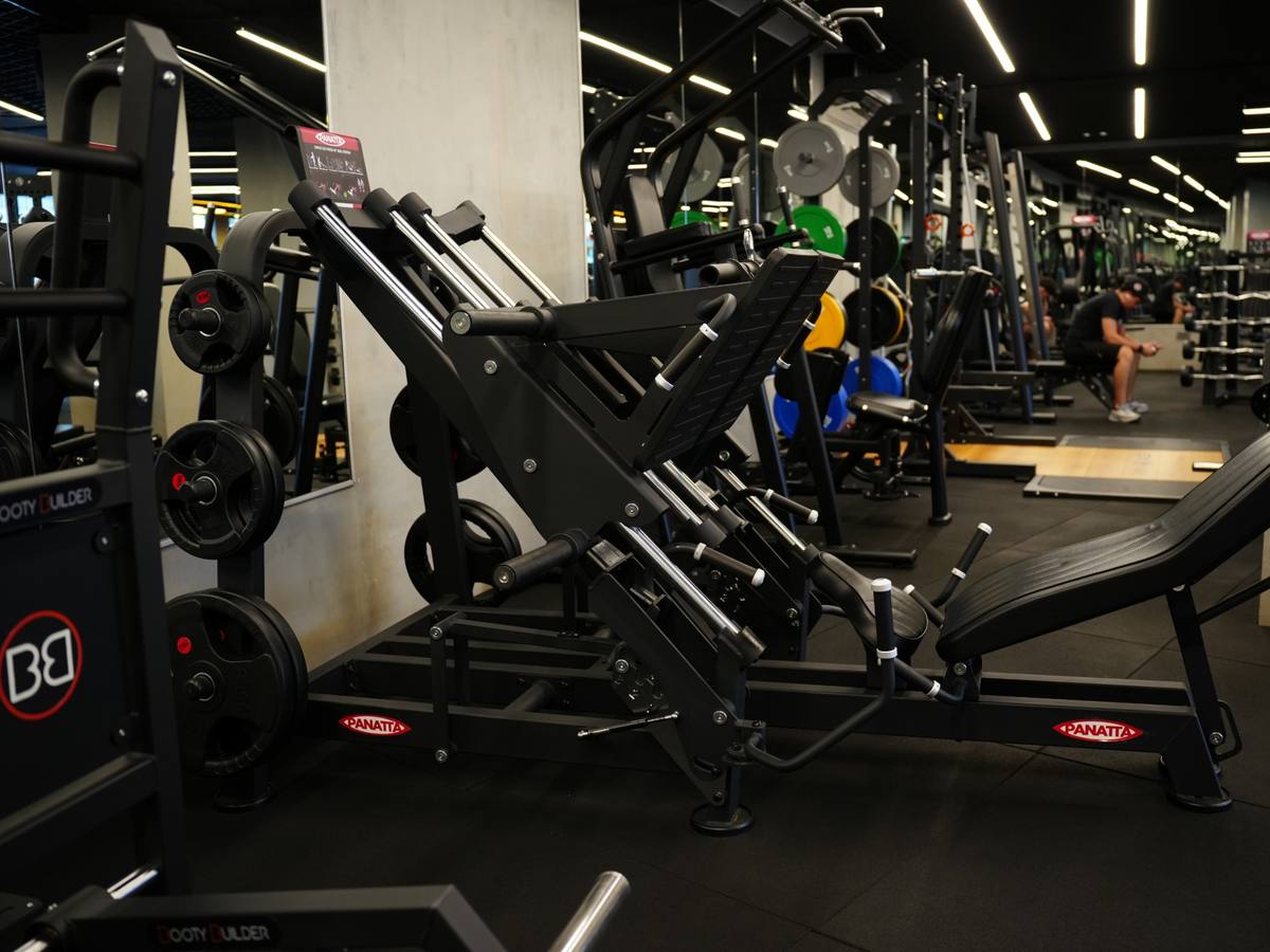 Panatta leg press and Booty Builder machines