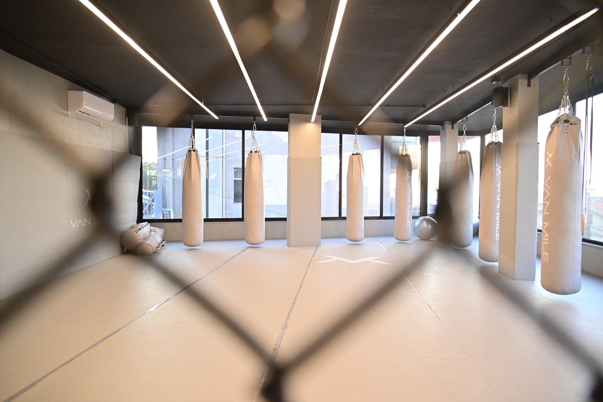 Mat Arena with heavy bags