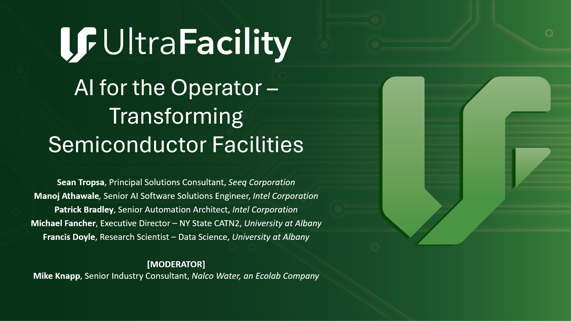 AI for the Operator: Transforming Semiconductor Facilities Webinar