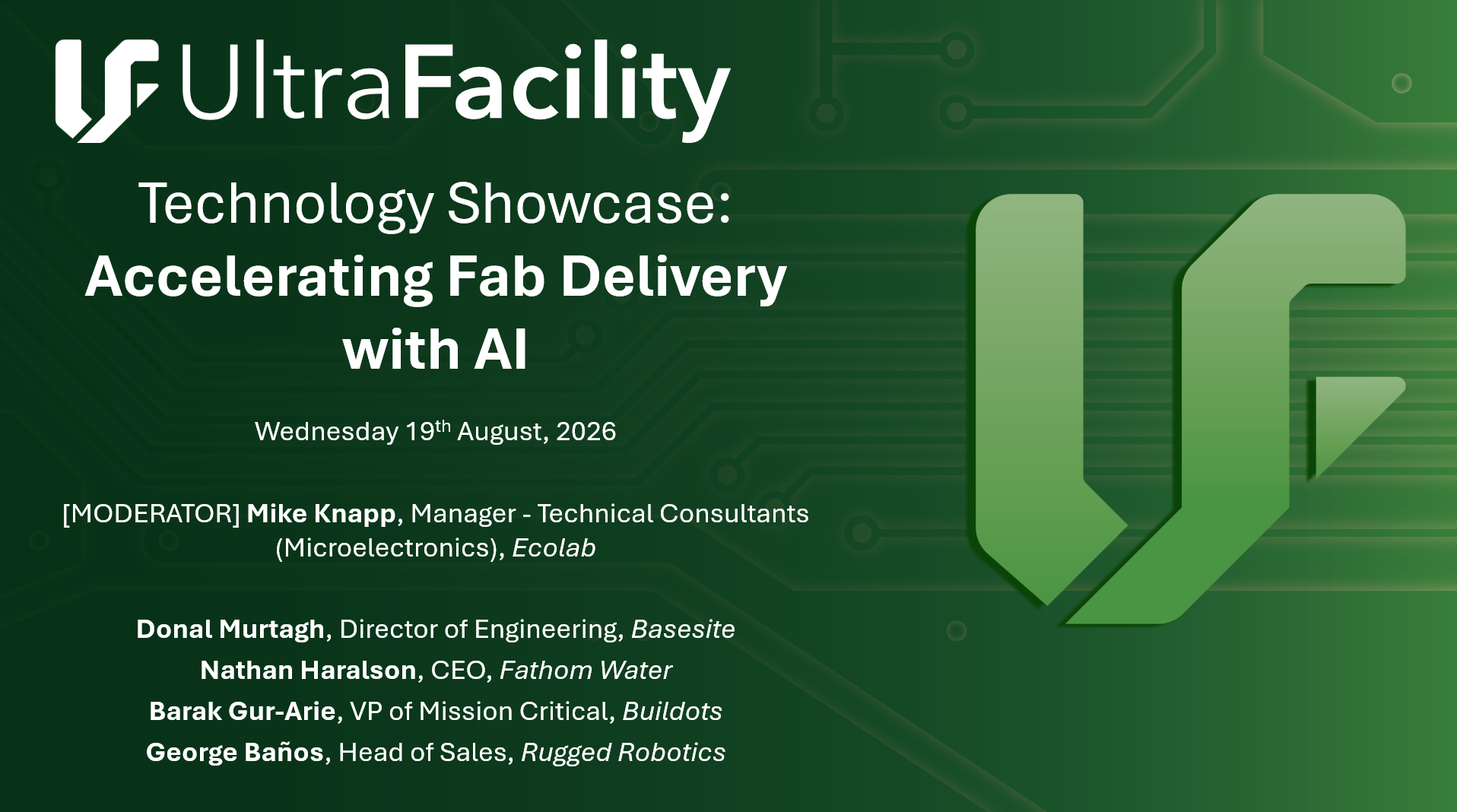Webinar: Accelerating Fab Delivery with AI (Technology Showcase)