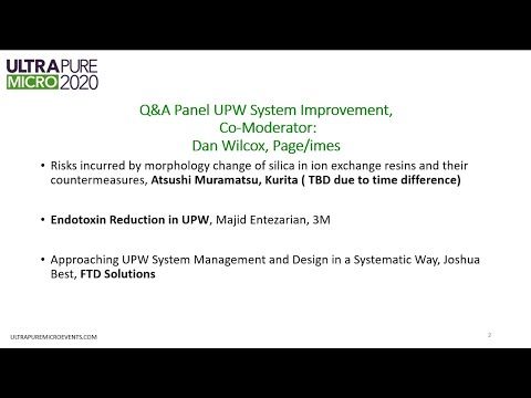 UPW System Improvement - Q&A
