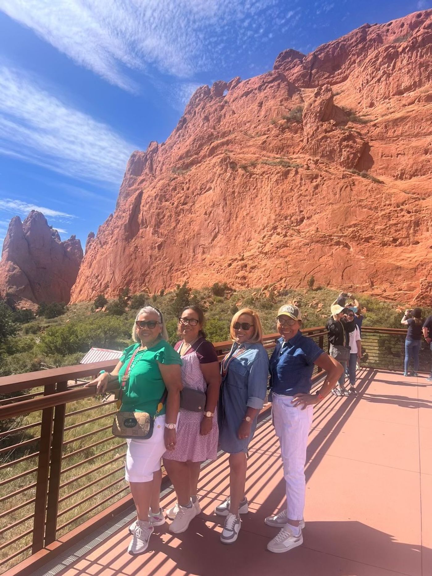 Garden of the Gods during a Colorado Springs vacation.