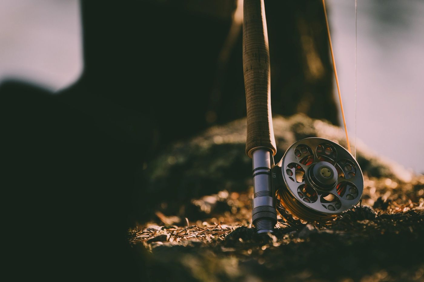 Fly rod prepared for a privately guided fly fishing experience in Colorado.