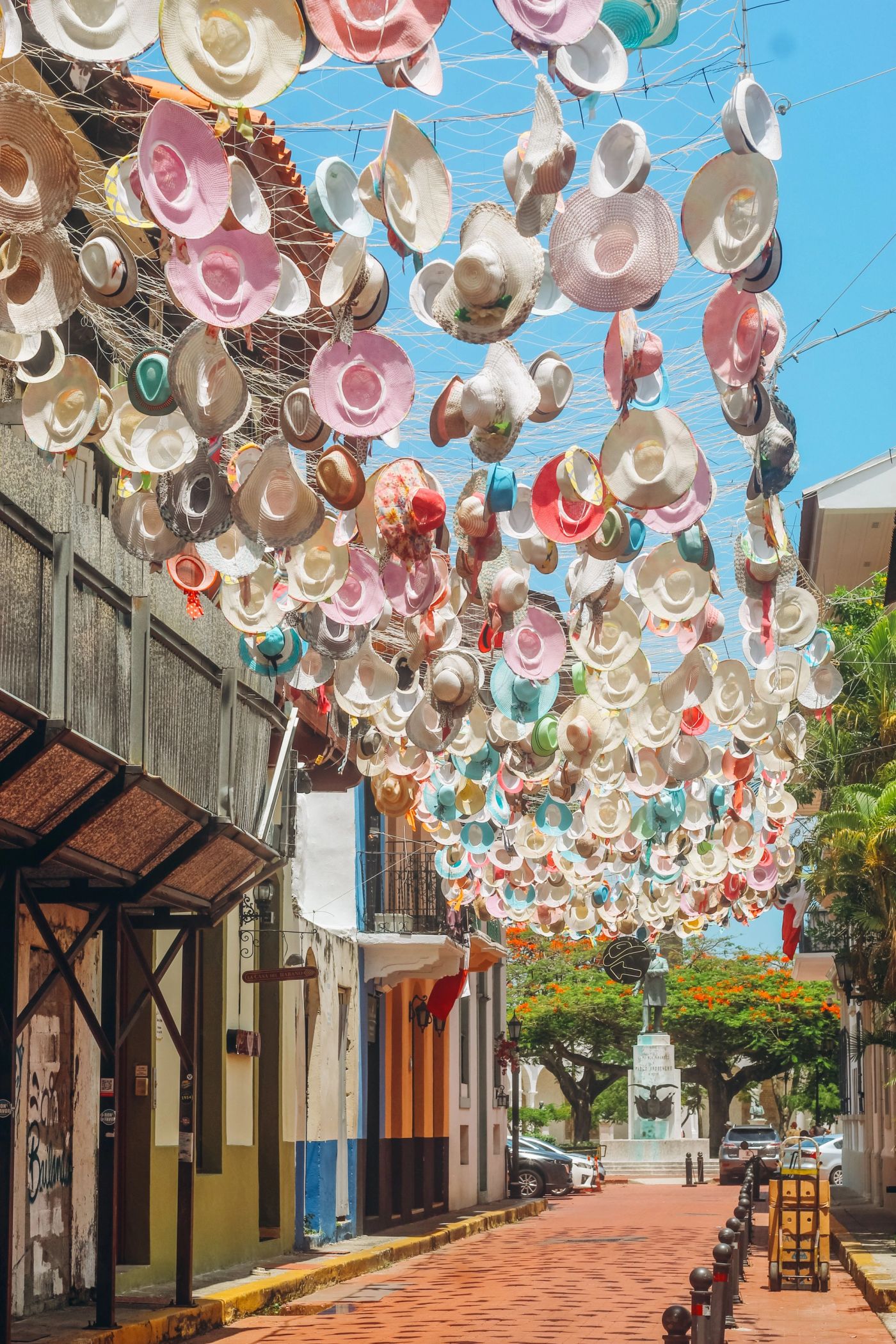 Historic architecture and colorful streets in Casco Viejo, Panama City.