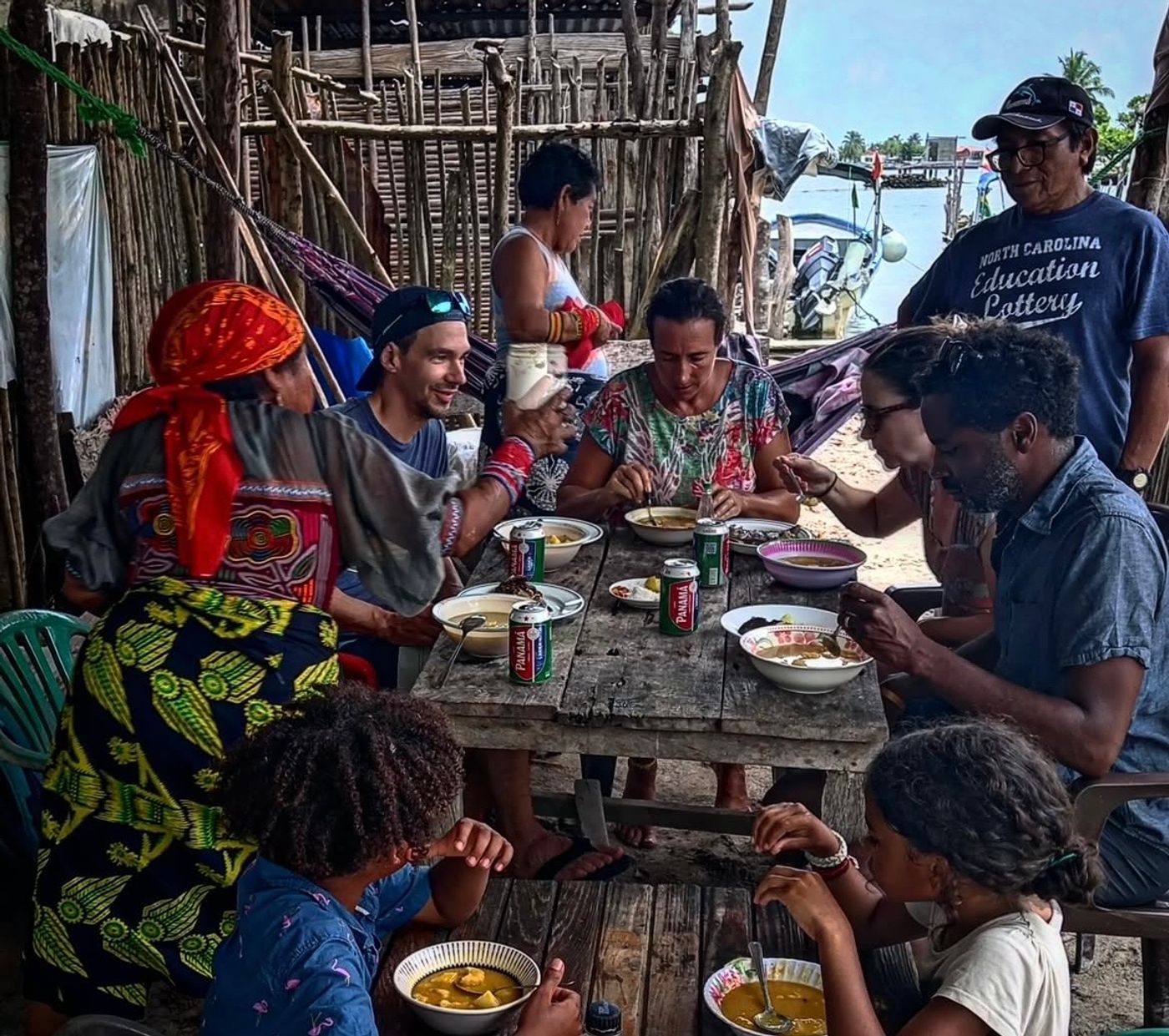 Travelers participating in a community-led cultural experience during a customized Panama vacation.