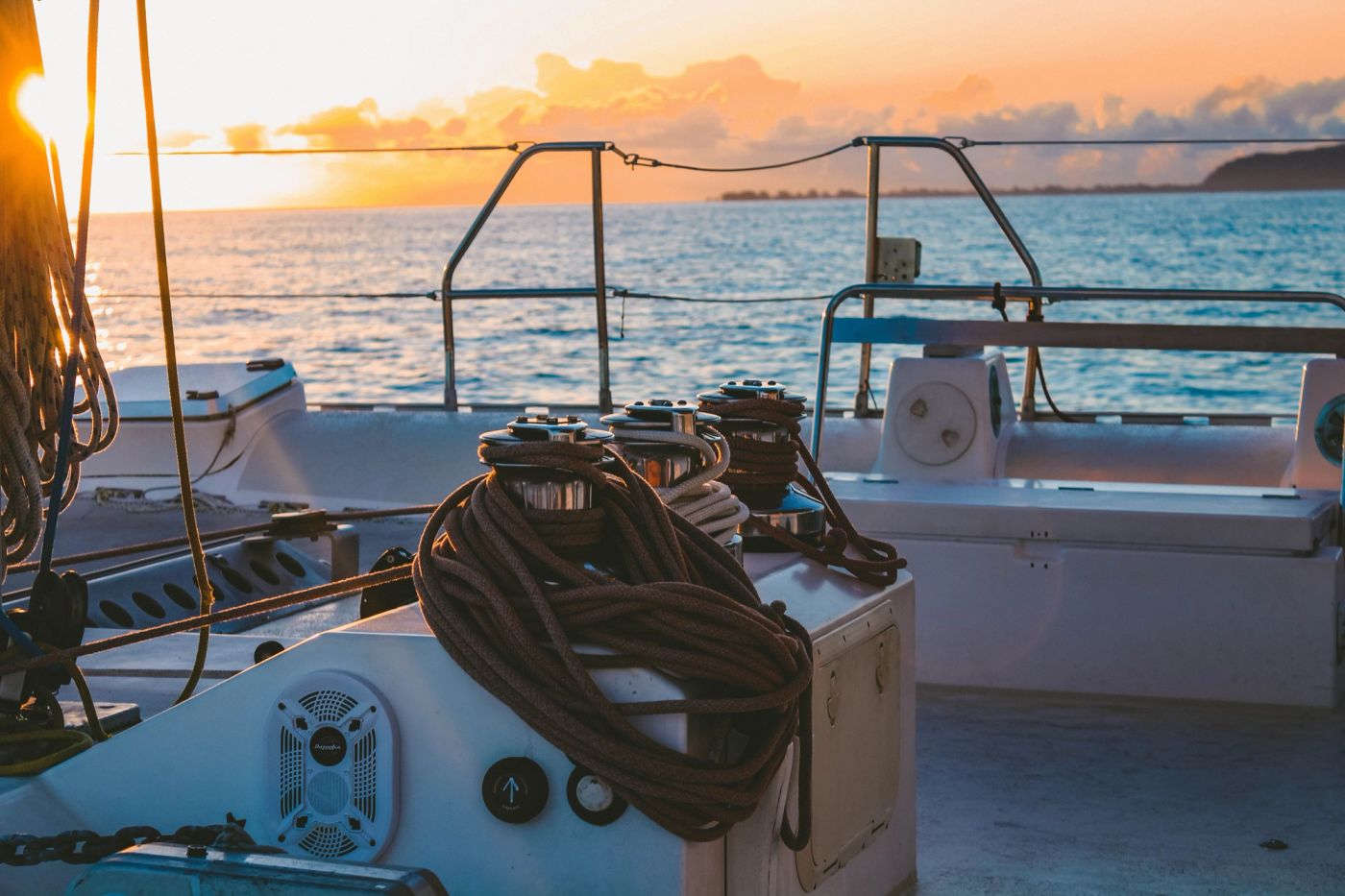 Sailboat illustrating a more intimate private sailing experience.