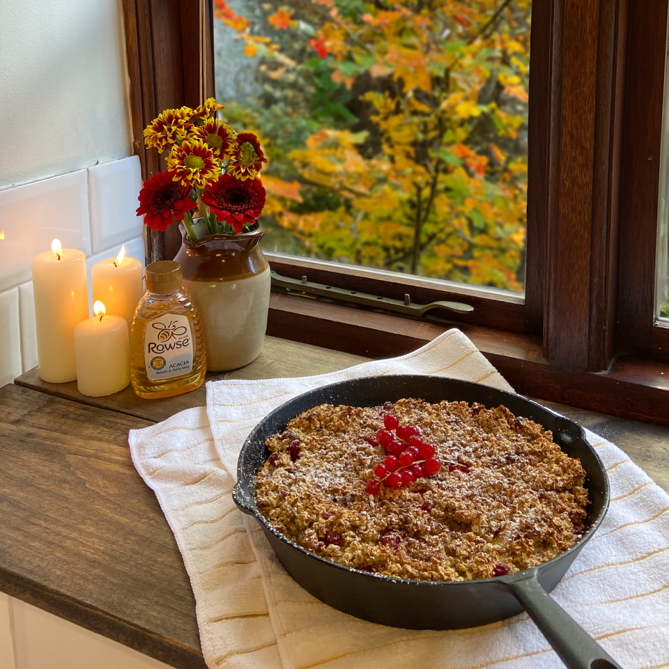 Rowse’s Winter Fruit & Honey Baked Oats