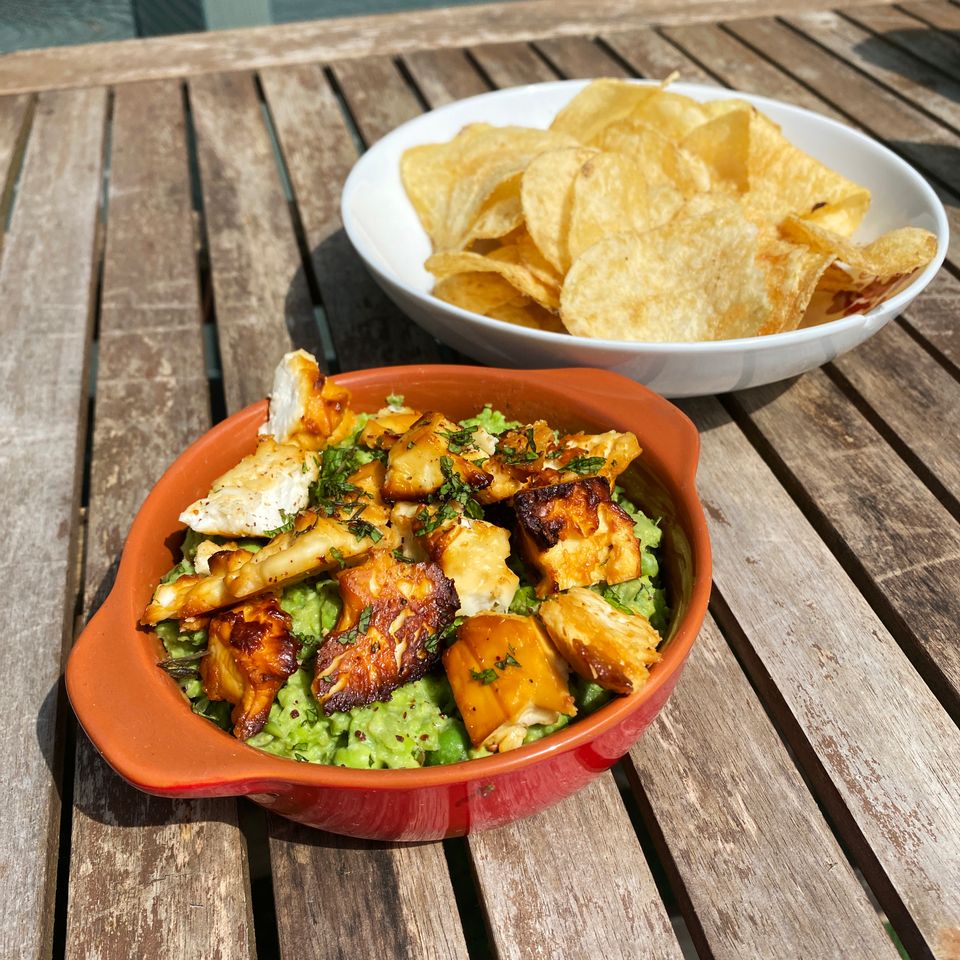 Pea, Broad Bean & Honey Roast Feta Dip