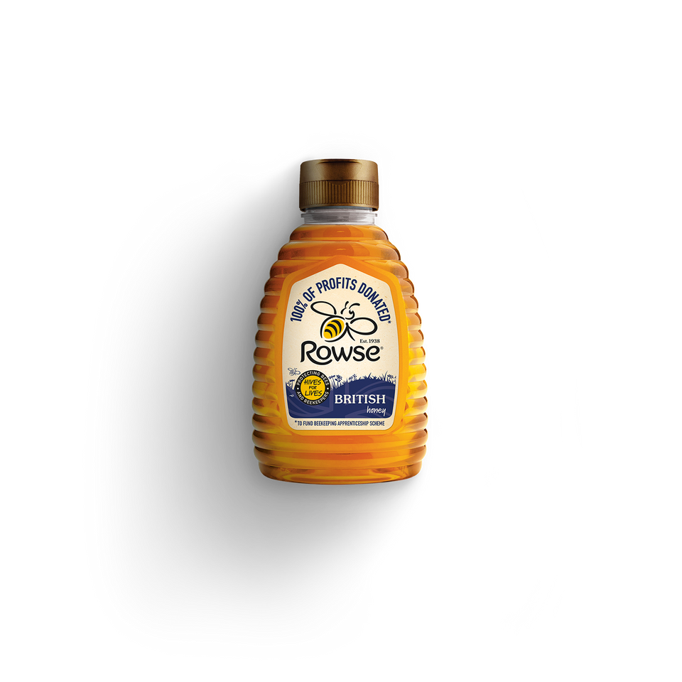 a bottle of Rowse British Honey
