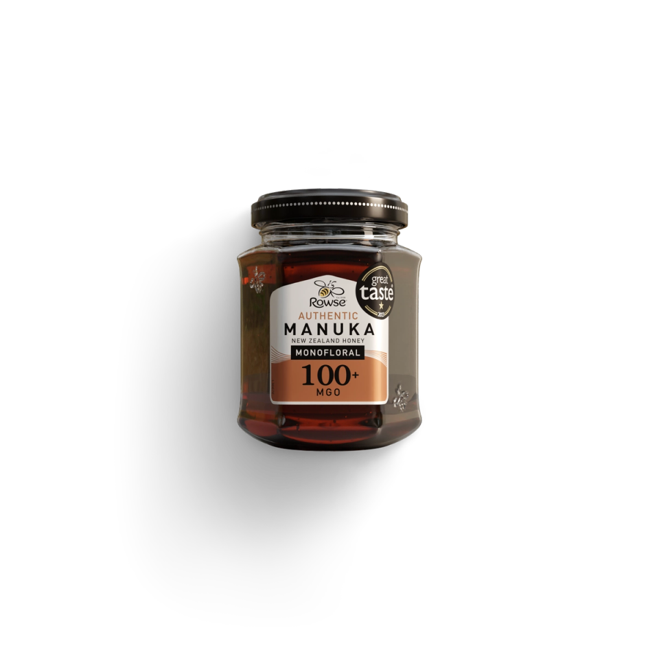 a jar of 100+ mgo manuka honey