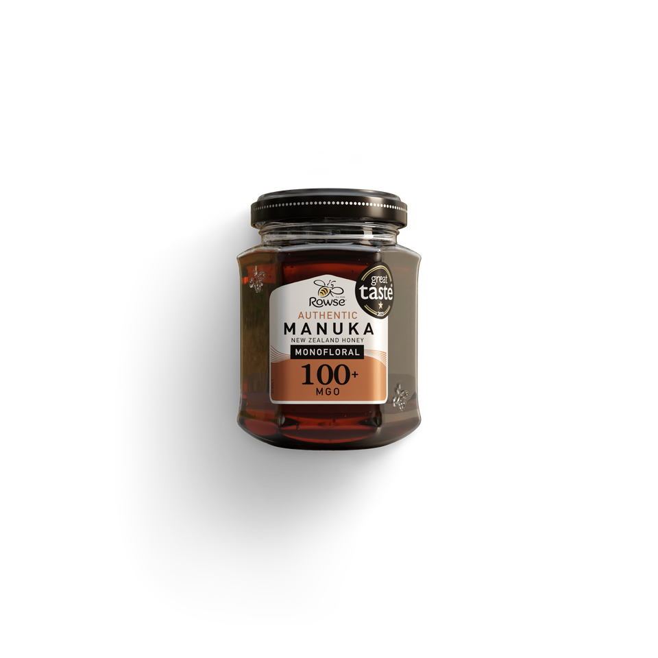 a jar of 100+ mgo manuka honey
