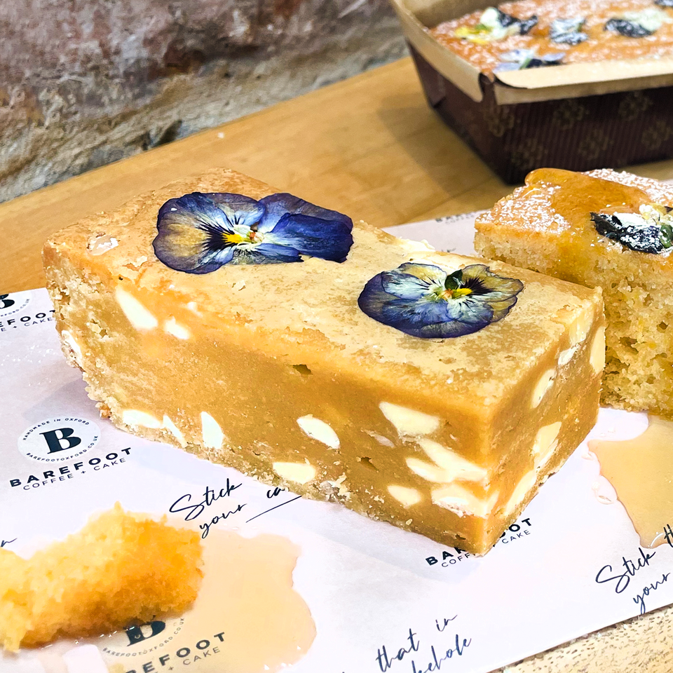 Wildflower Honey and Brown Sugar Blondies