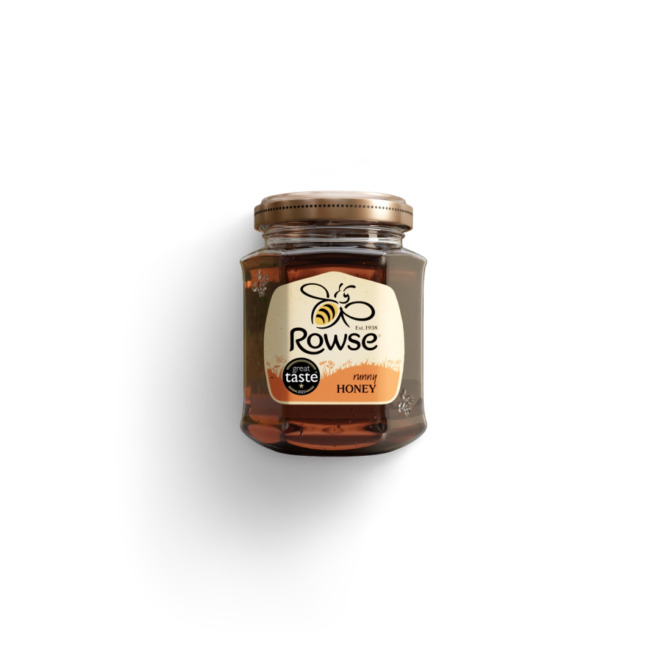 a jar of rowse runny honey 