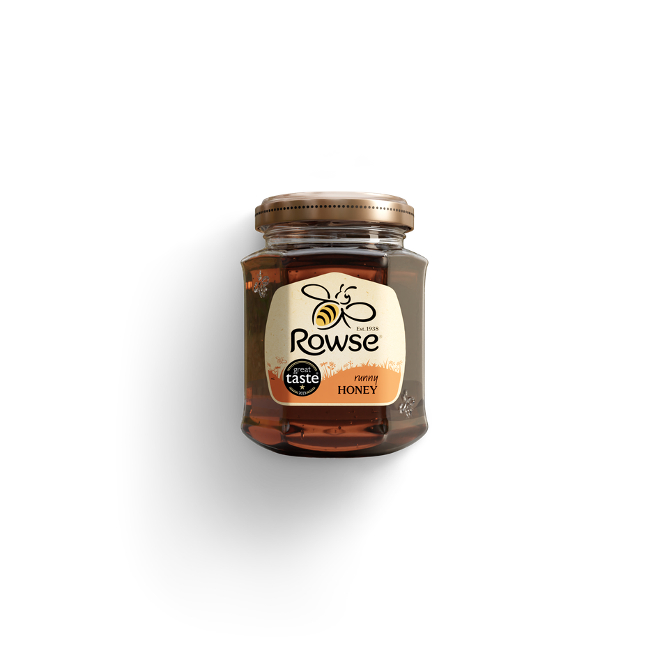 a jar of rowse runny honey