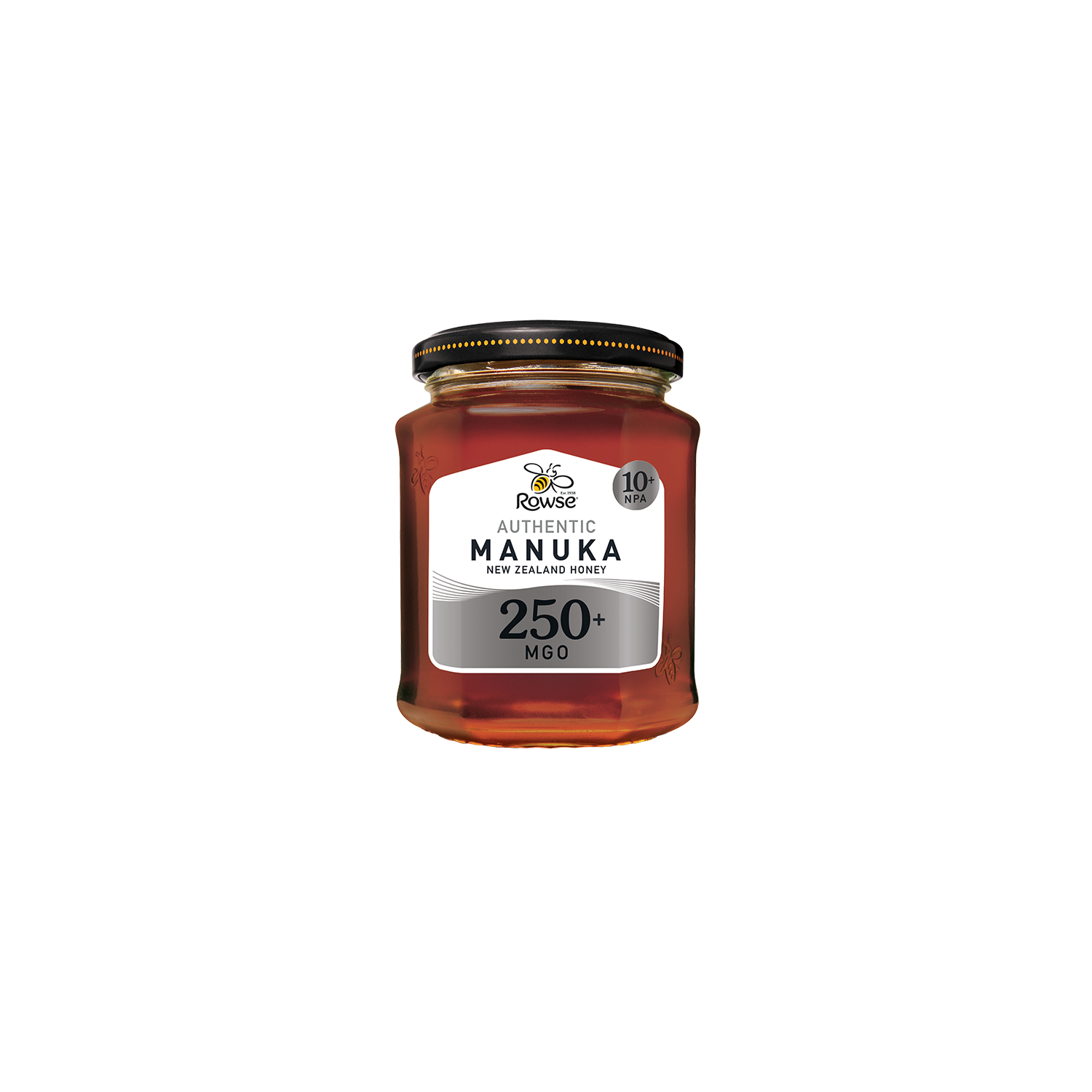 a jar of manuka honey has 250 mgo on the label