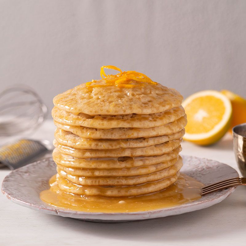 Moroccan Pancakes with Burnt Butter & Dark & Rich Honey