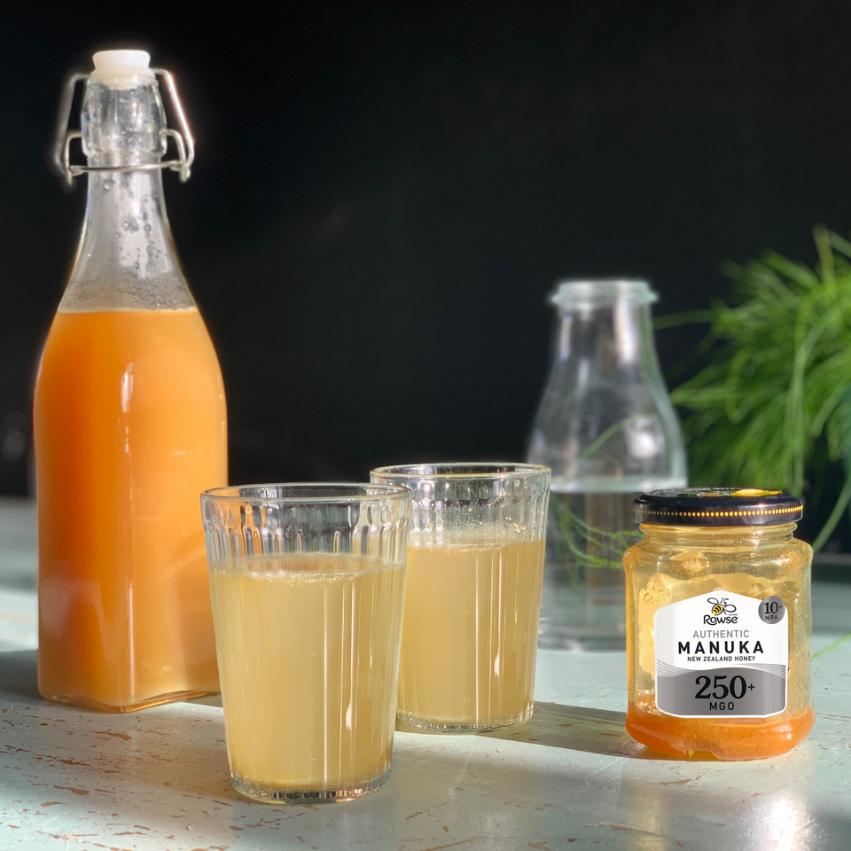 Manuka Honey with Ginger Shrub
