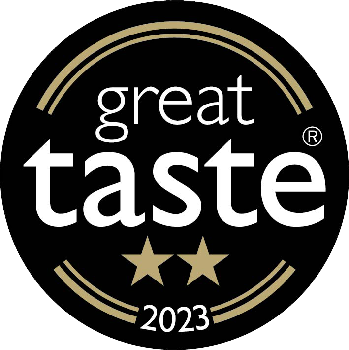 a black and gold logo for great taste 2023