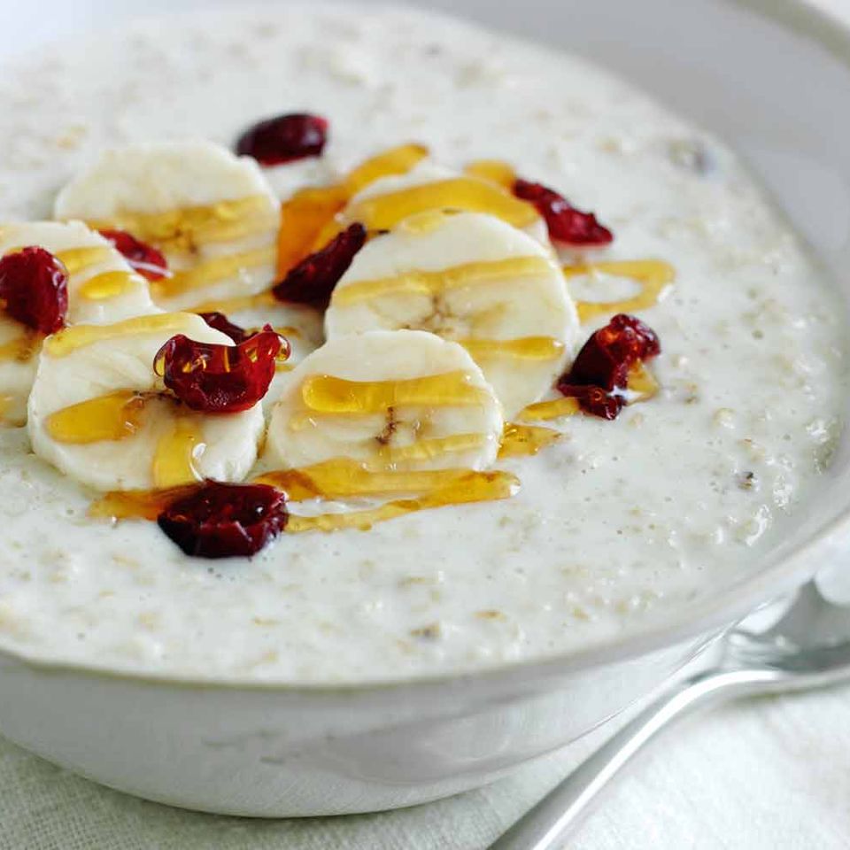 Winter honeyed porridge oats