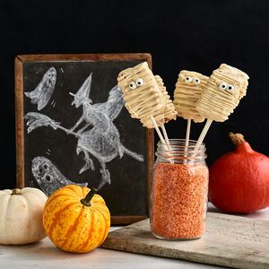 Honey and cereal Halloween mummies