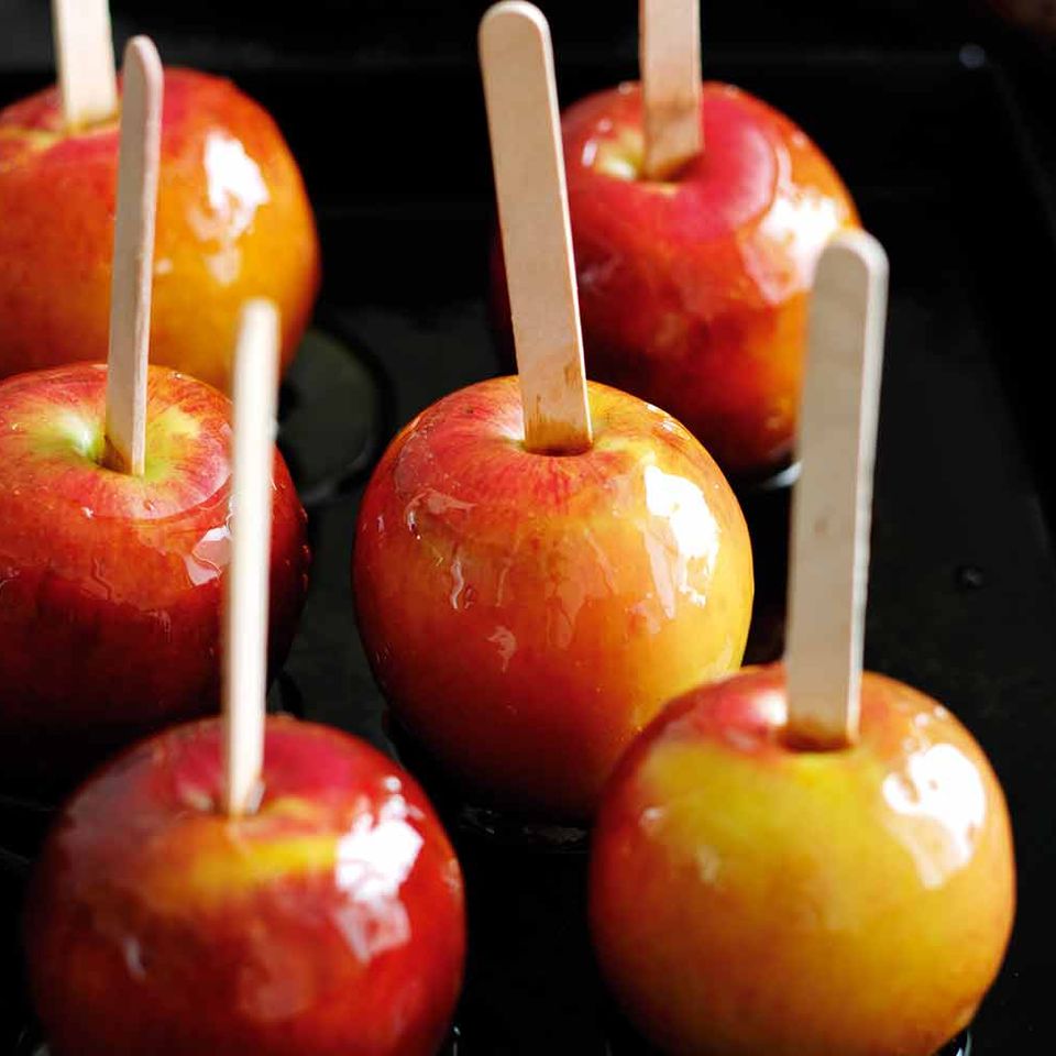 Honeyed toffee apples