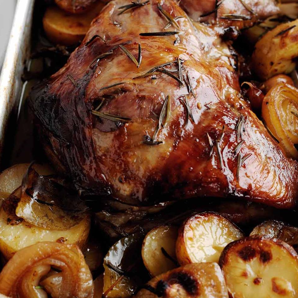Honey glazed rustic roast