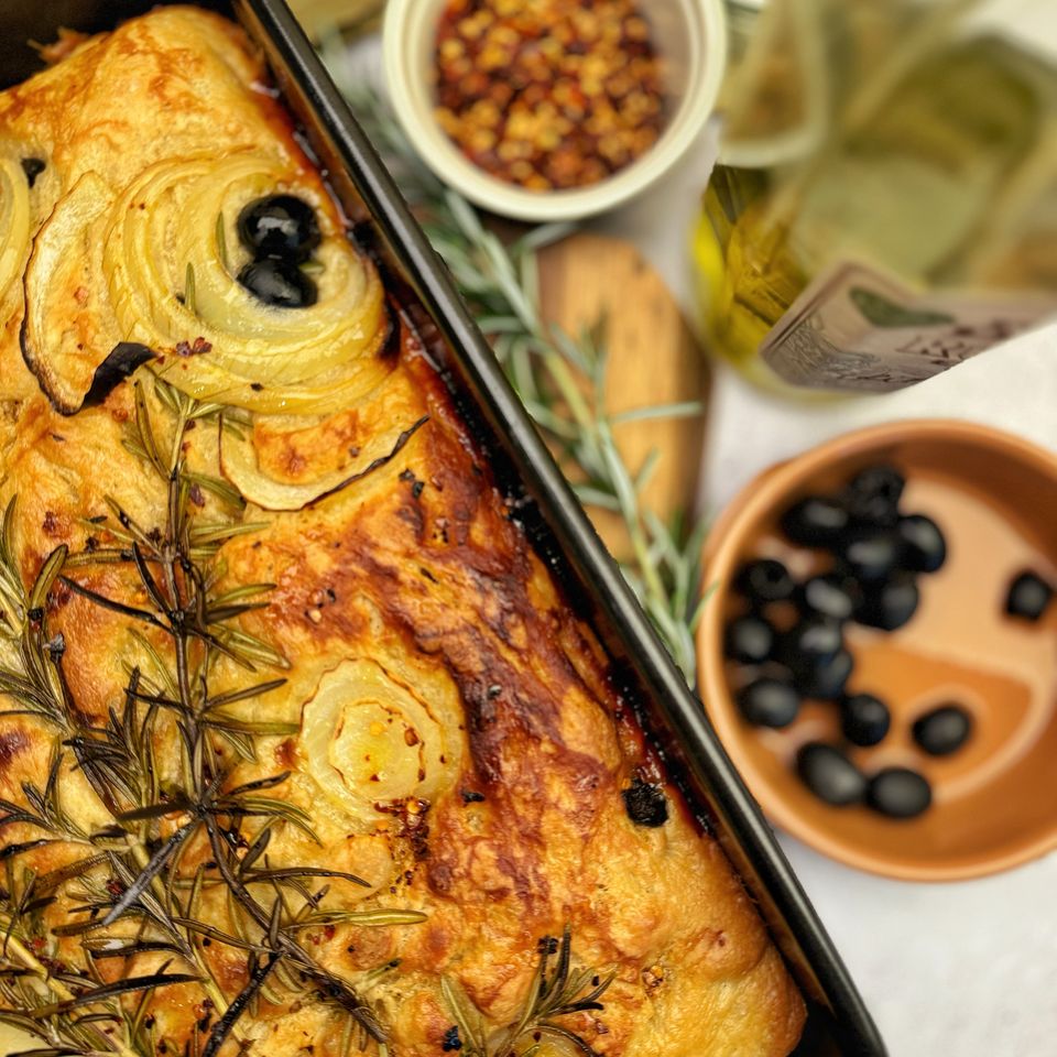 Loaded Honey Focaccia