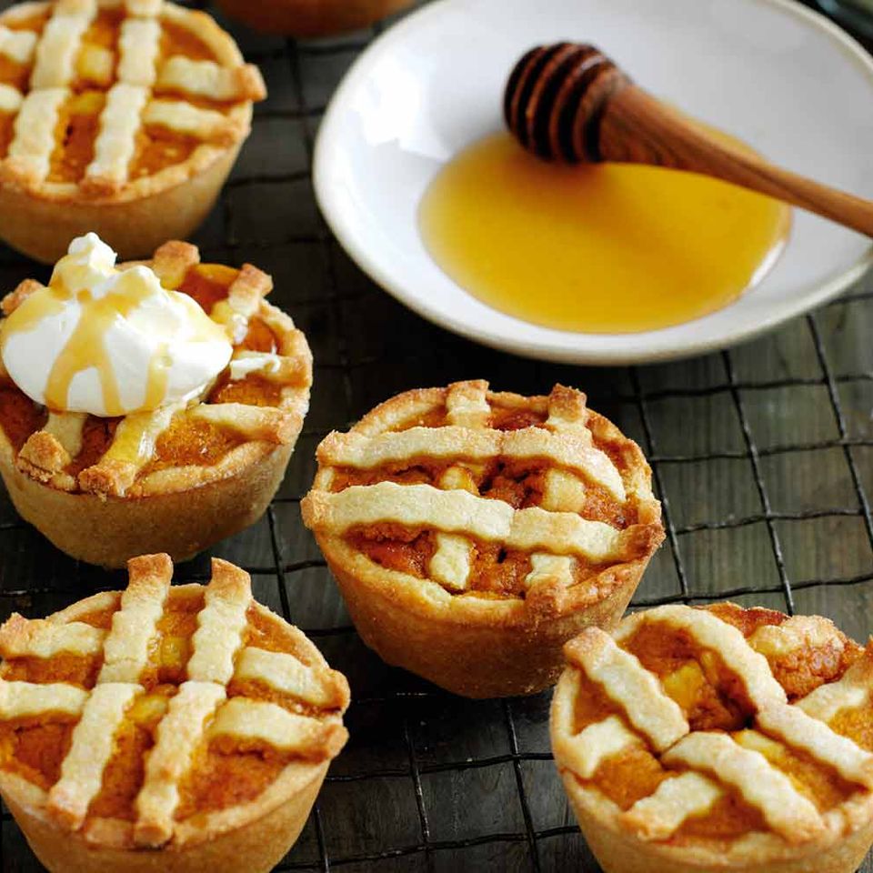 Honeyed Halloween pumpkin pies