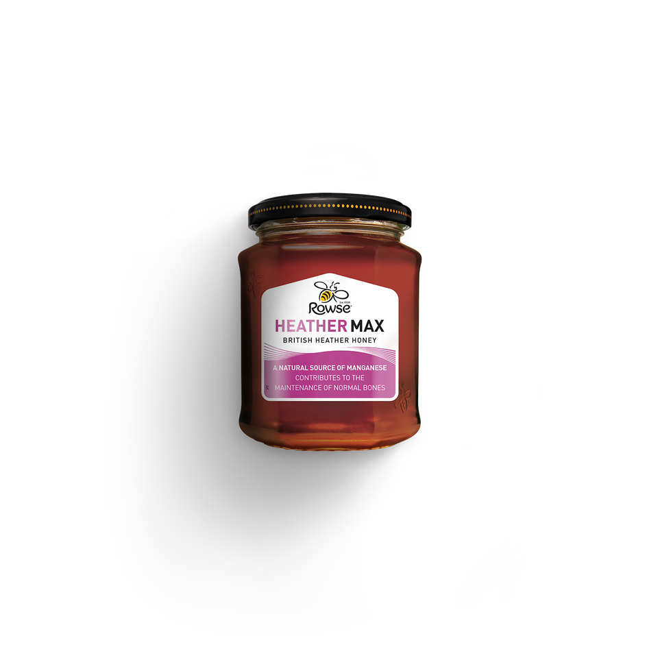 a jar of Rowse Heather Max, British Heather Honey