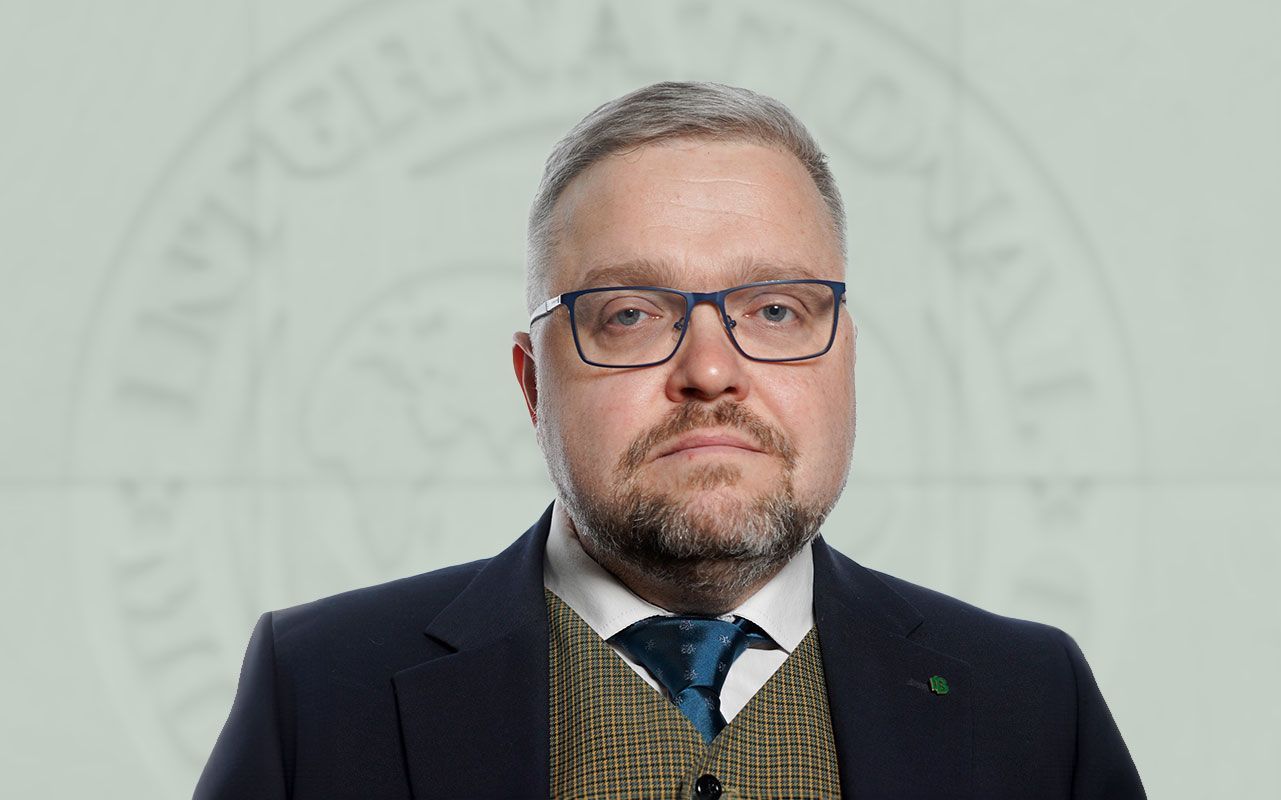 Portrait of Vitas Vasiliauskas