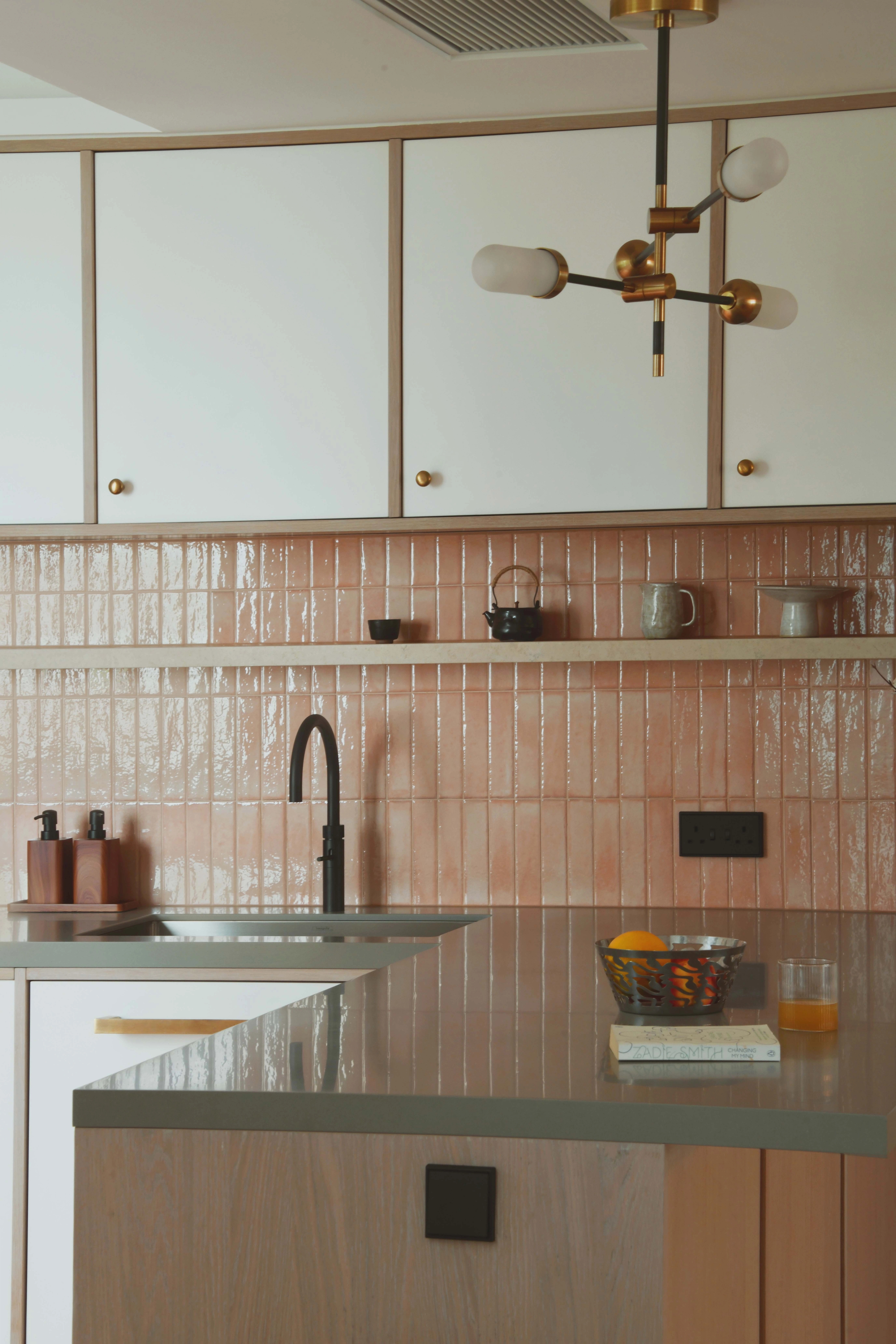 detail of kitchen counter