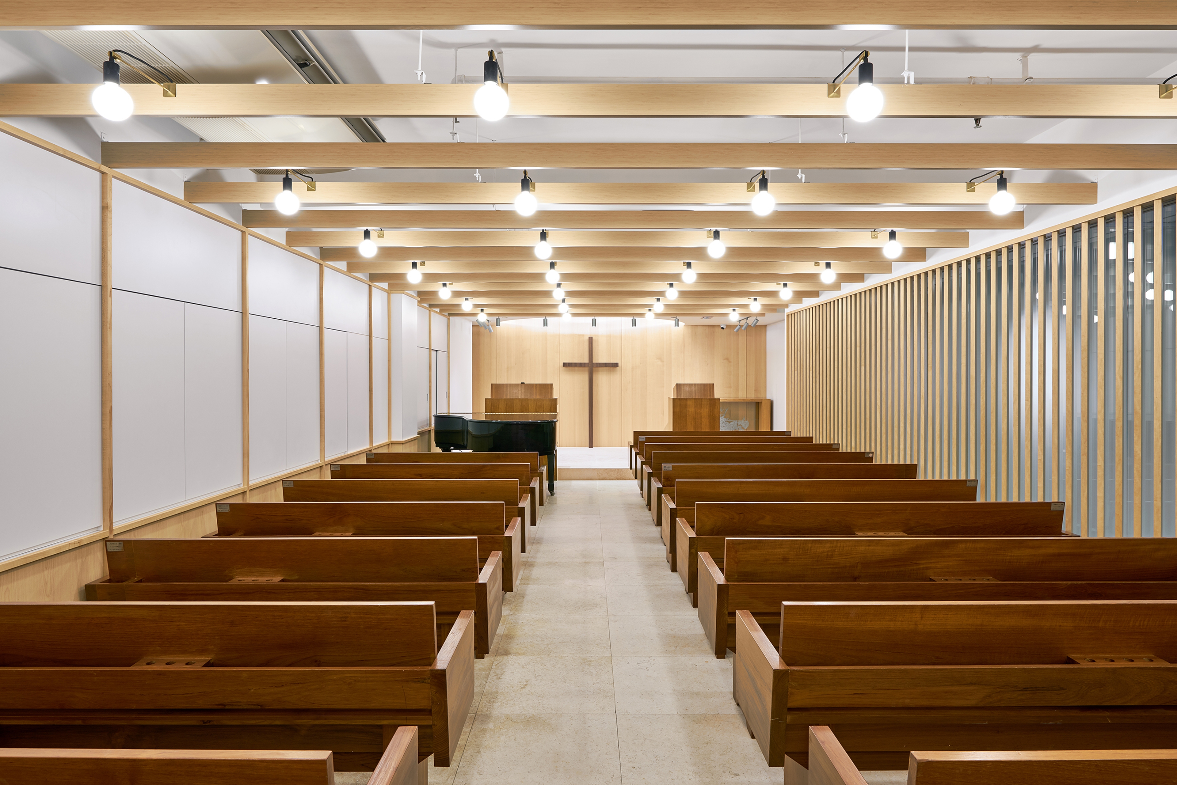 modern church interior