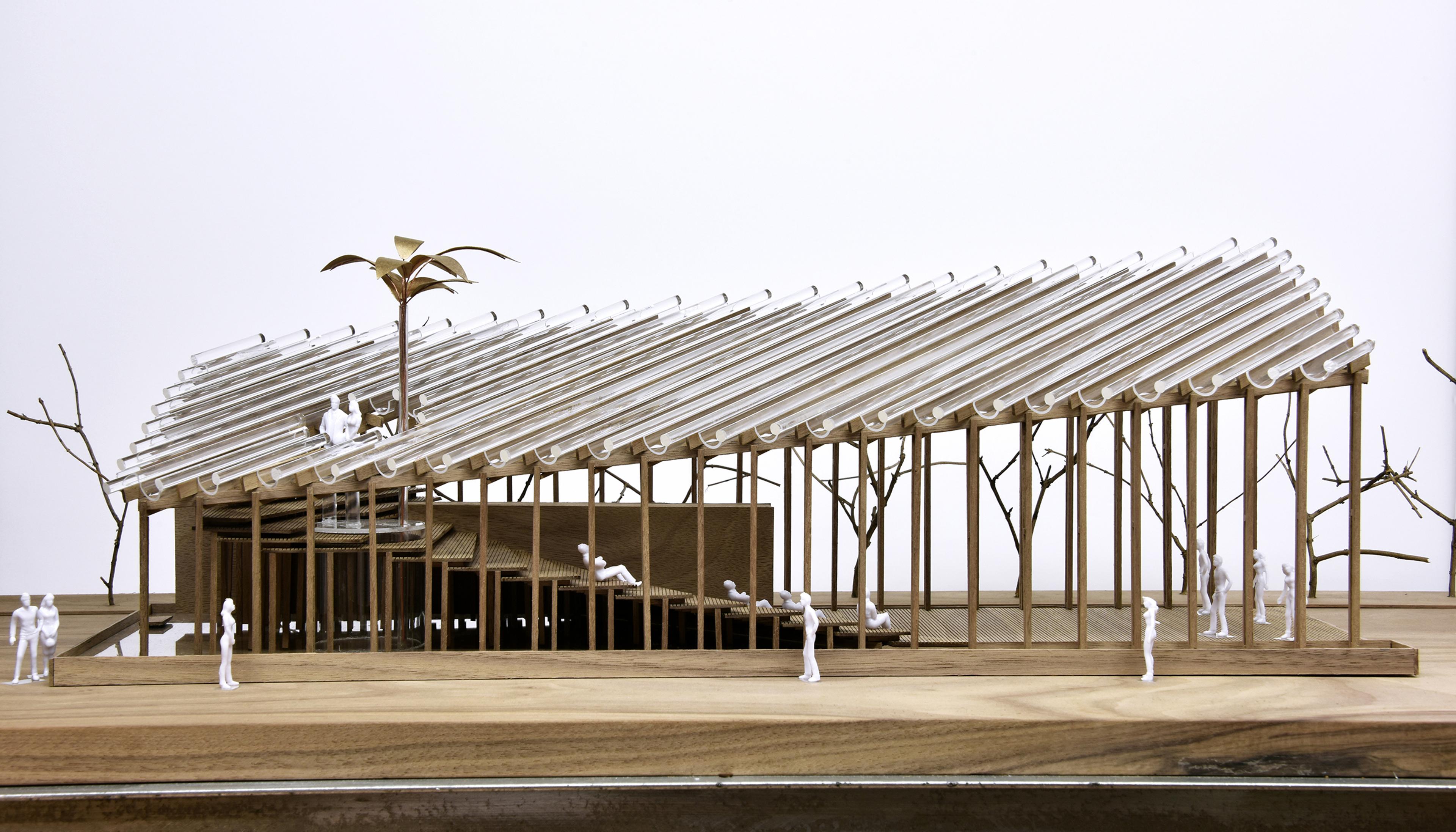 model of a pavilion