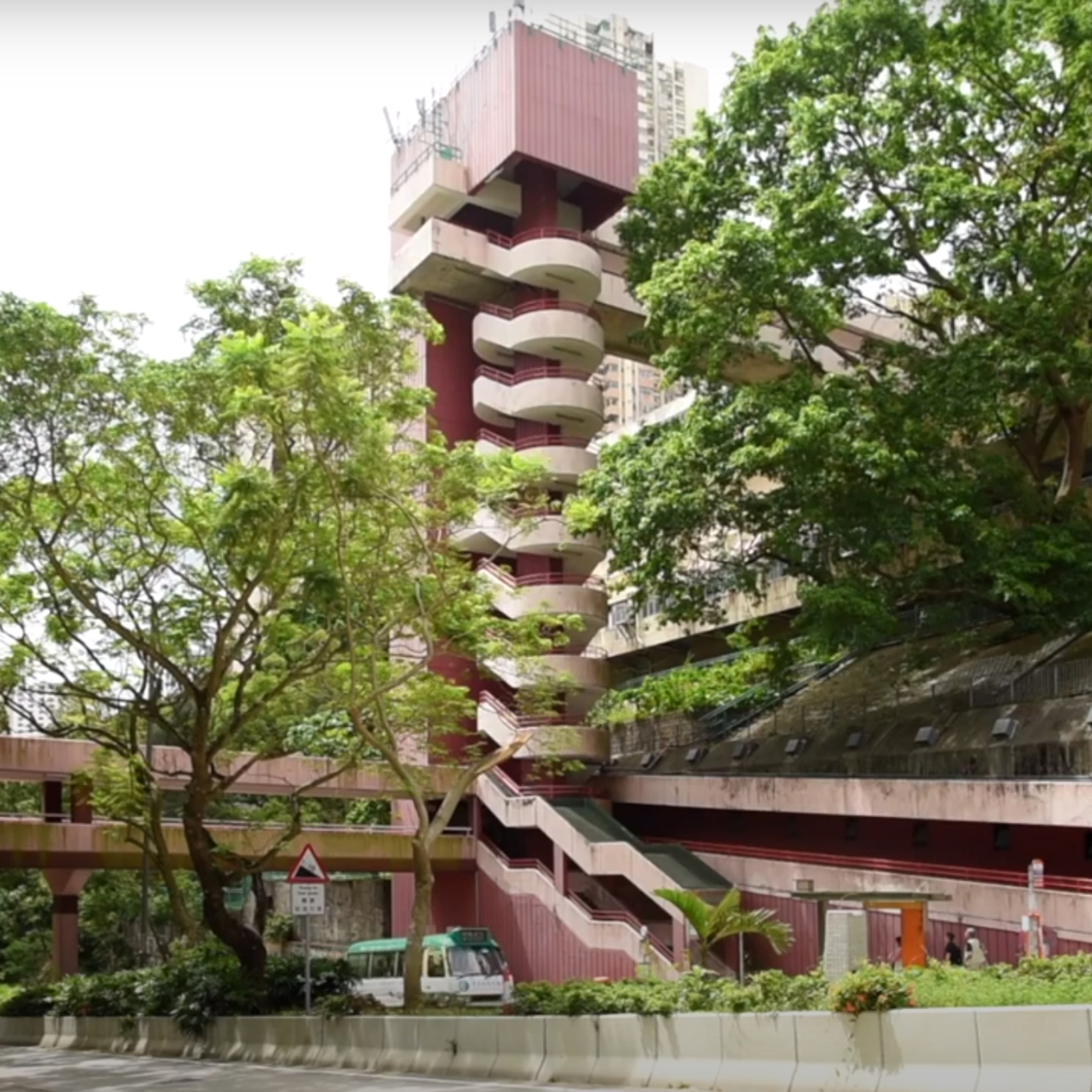 Hong Kong spiral stair