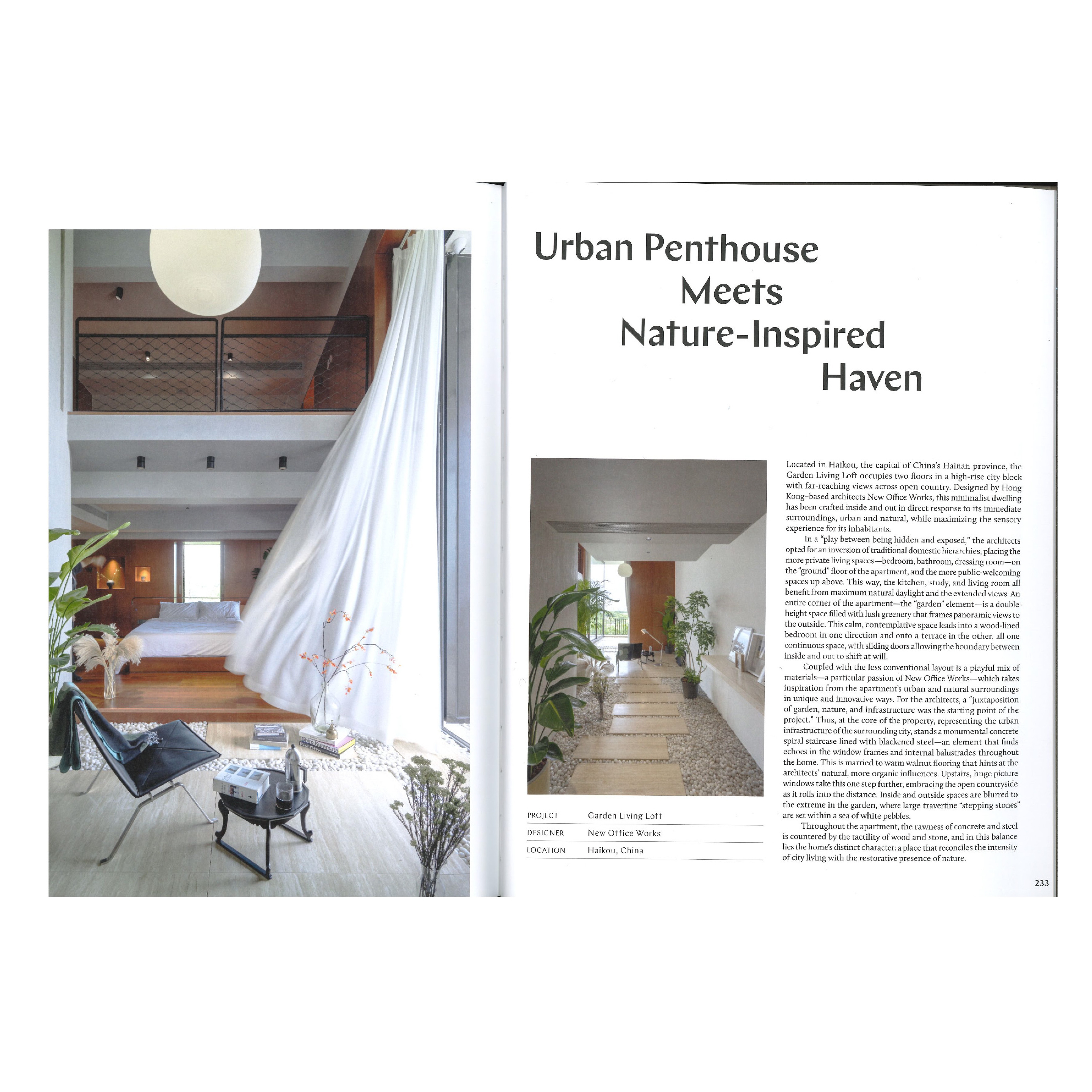 Garden Living Loft Published in Penthouse Syndrome : Interiors Above the City - Gestalten
