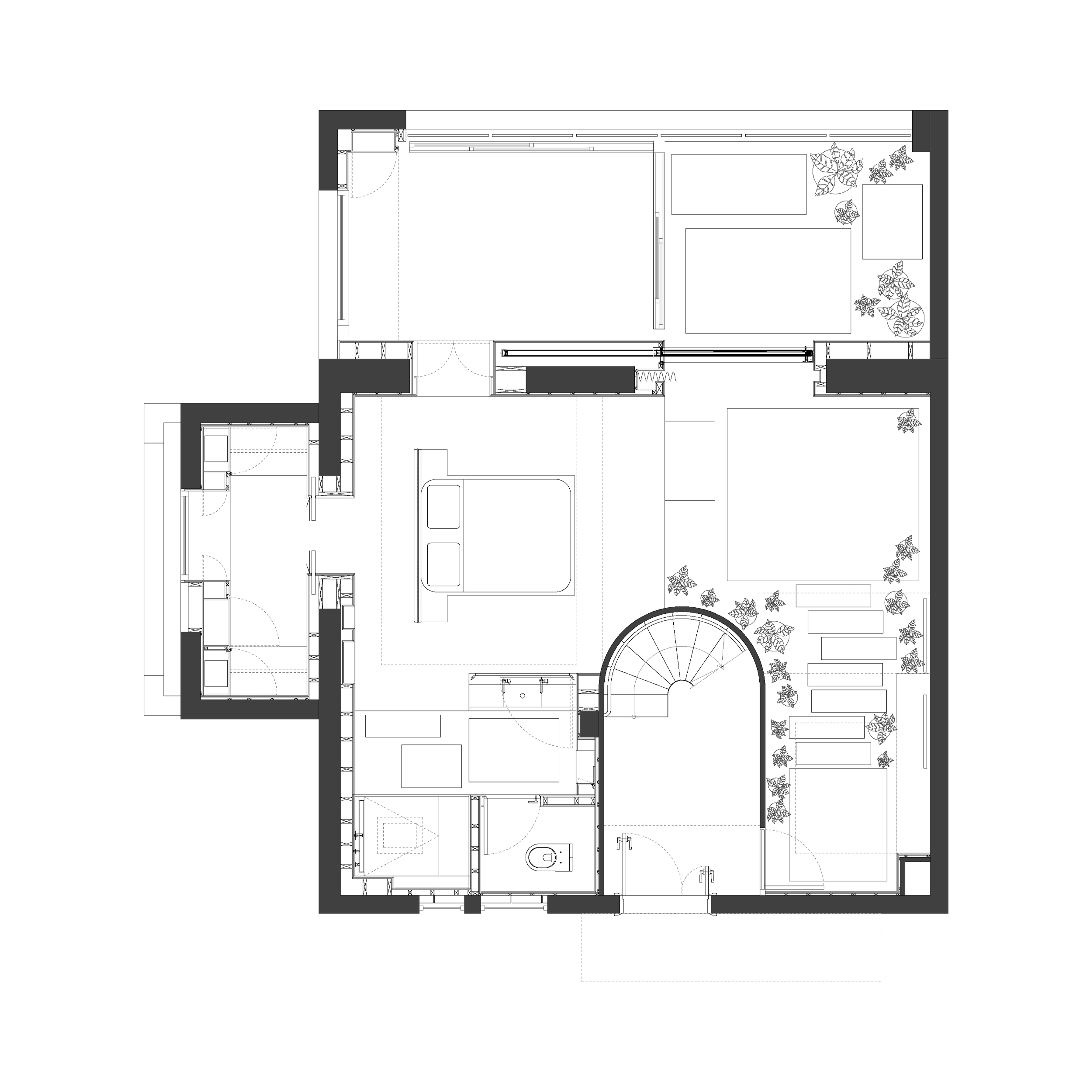 Floor plan for an apartment