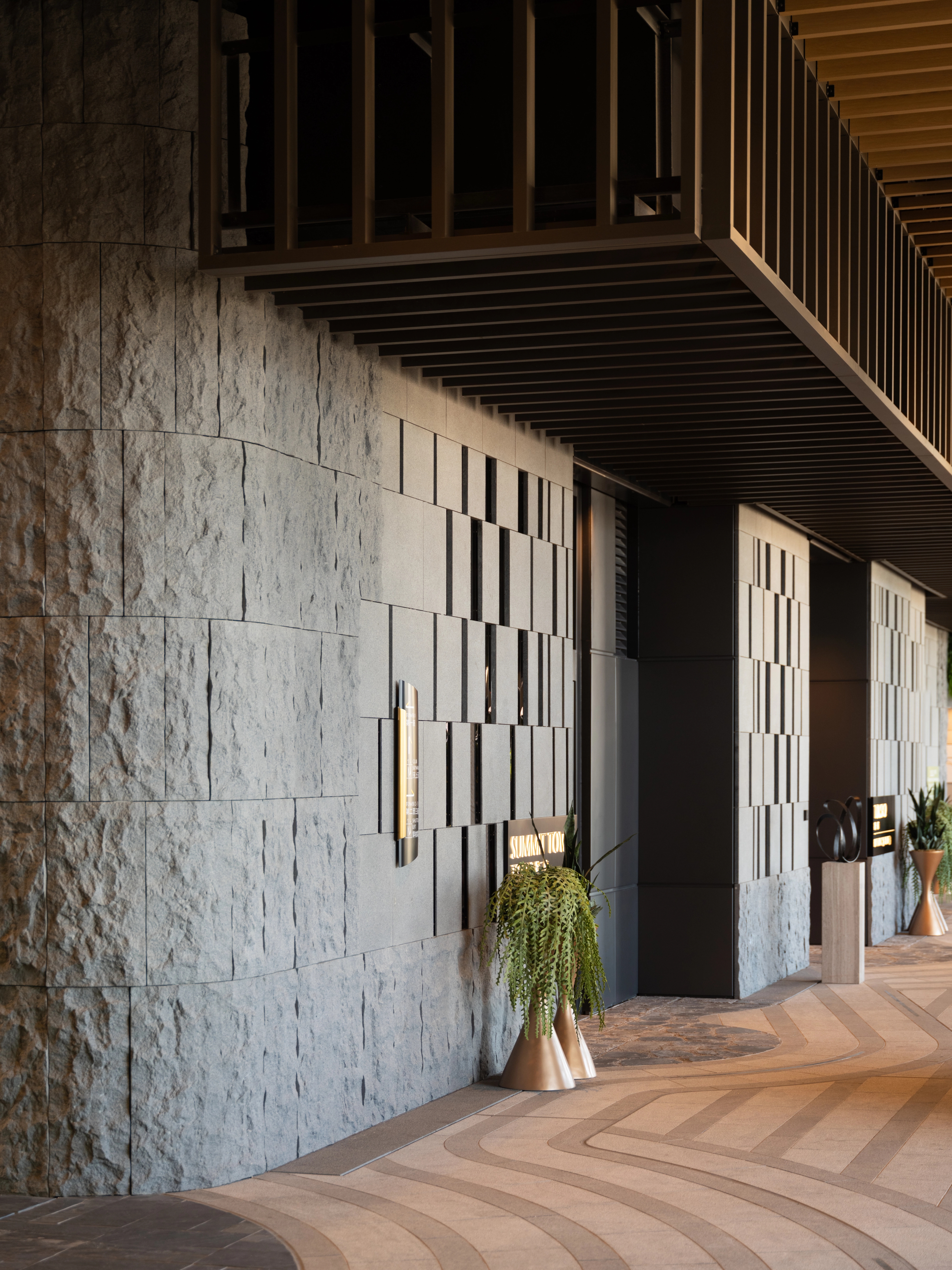 textured grey stone wall