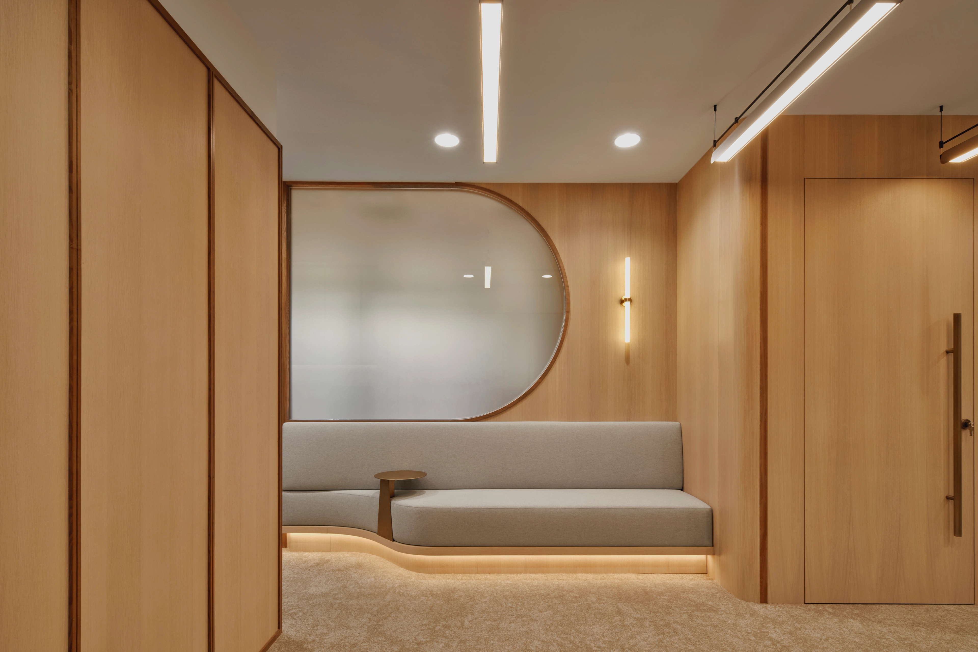 A warm and human-centered workspace redefining modern office design 