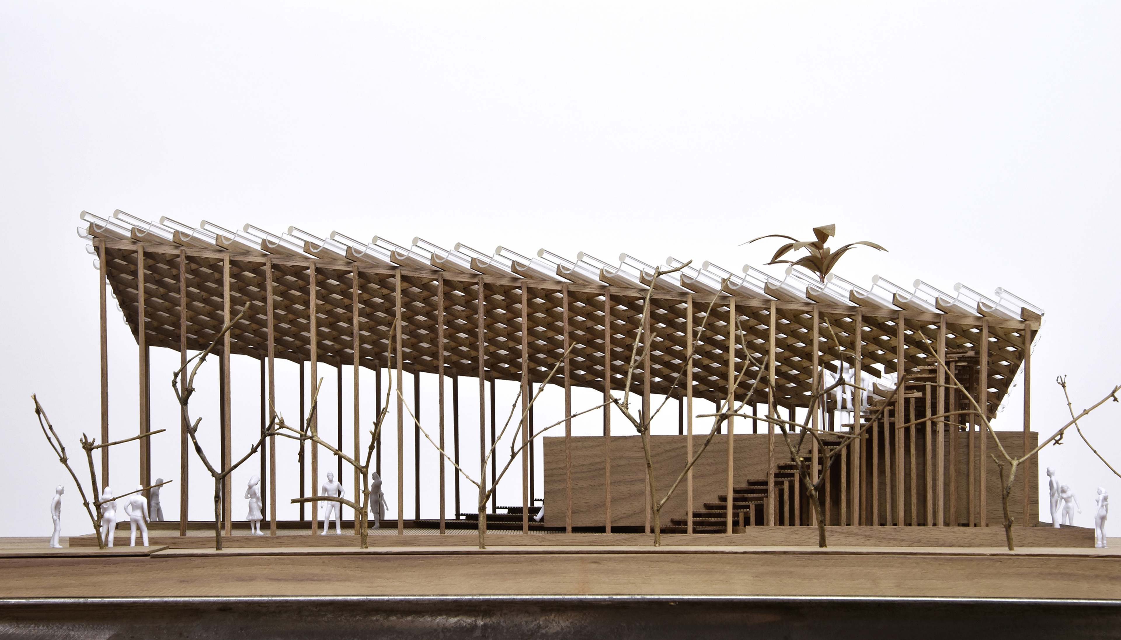 model of a pavilion