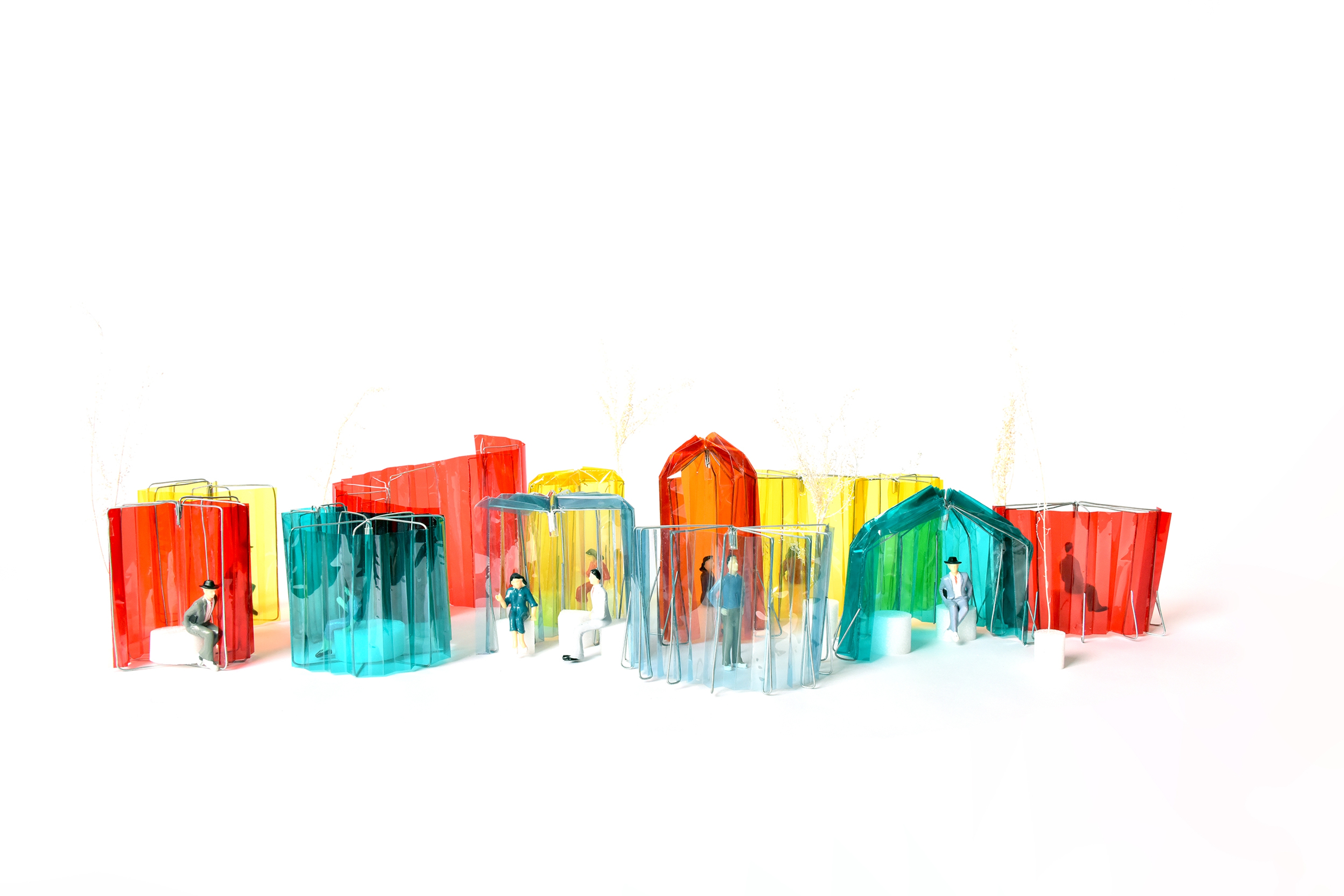 coloured transparent film model