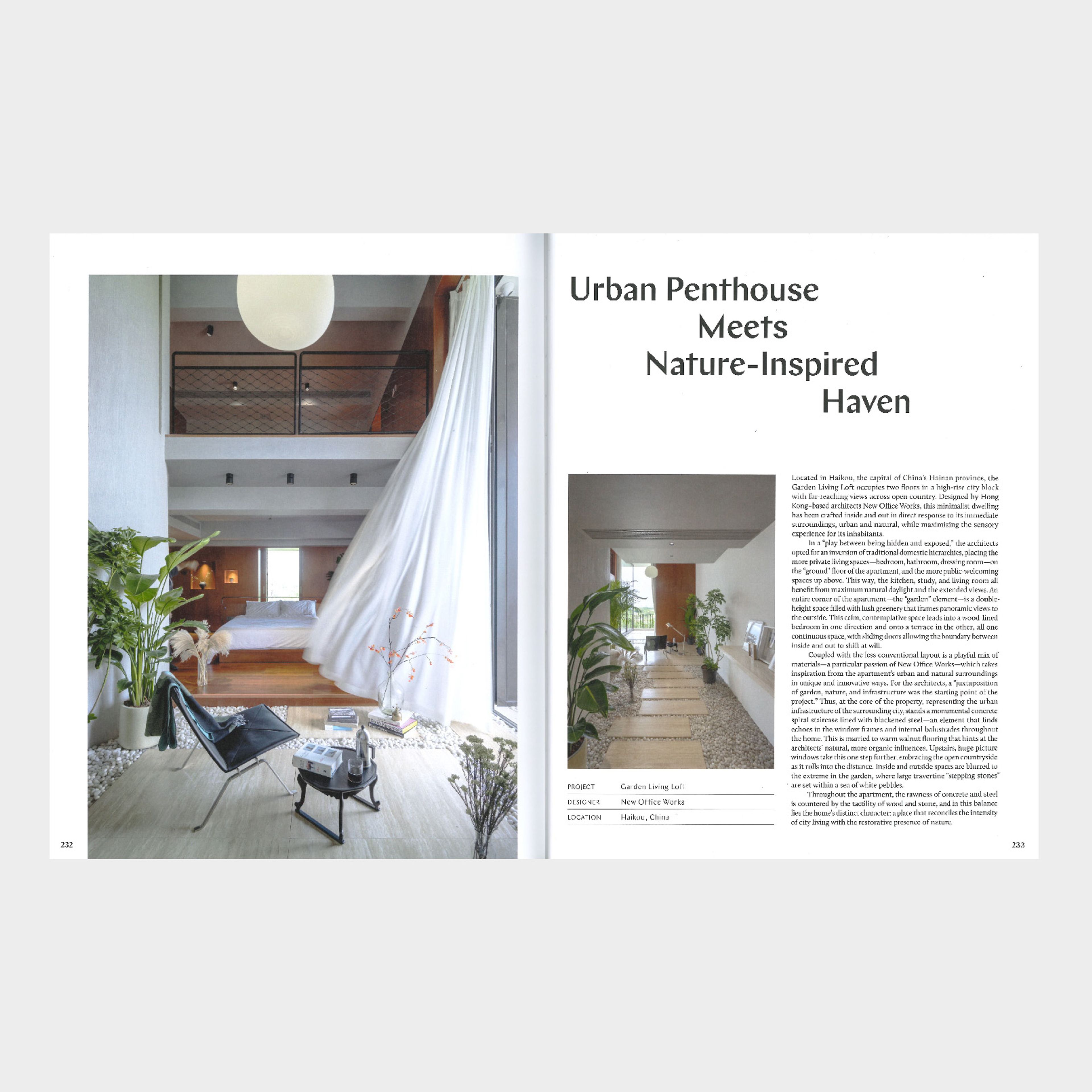 Garden Living Loft Published in Penthouse Syndrome : Interiors Above the City - Gestalten
