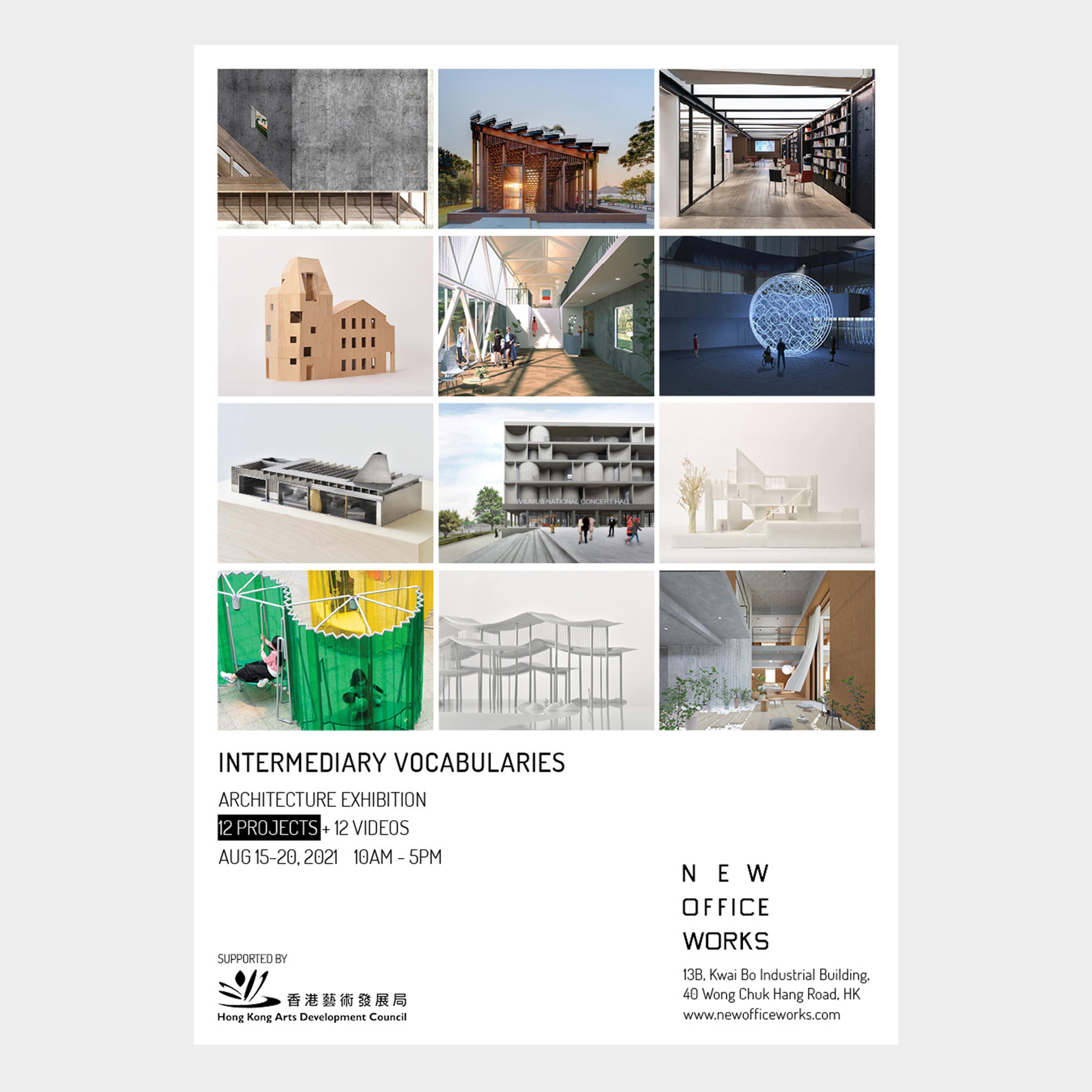 Poster for architecture exhibition
