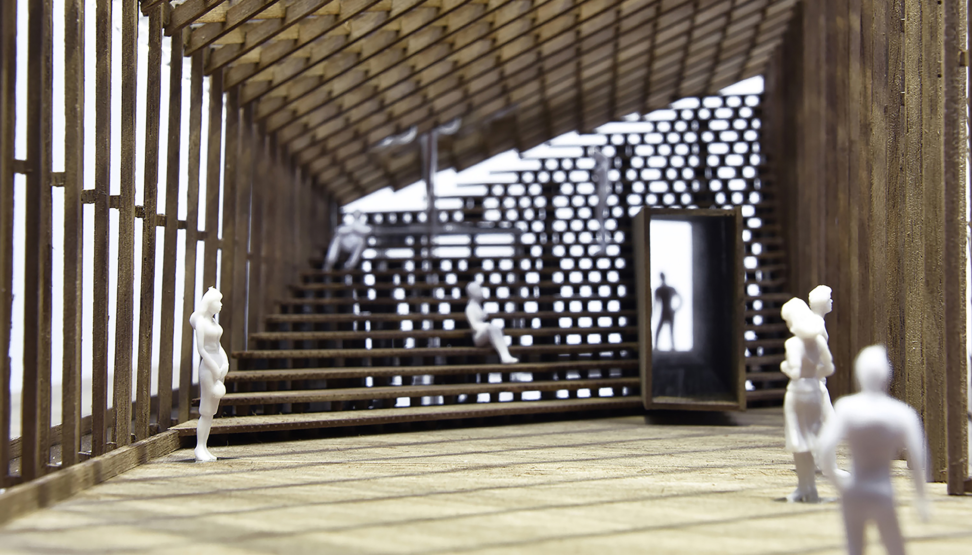 model of a pavilion