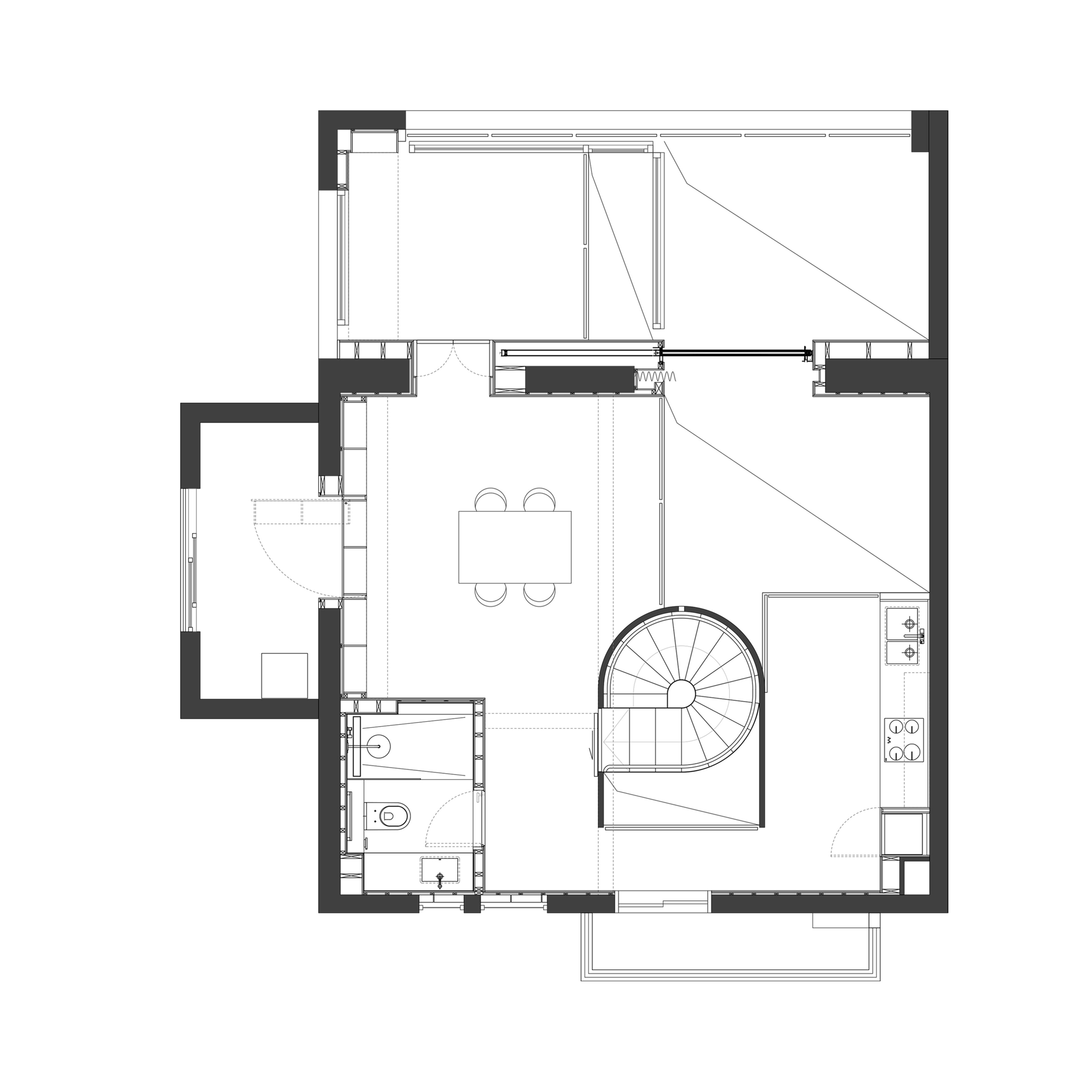 Floor plan for an apartment