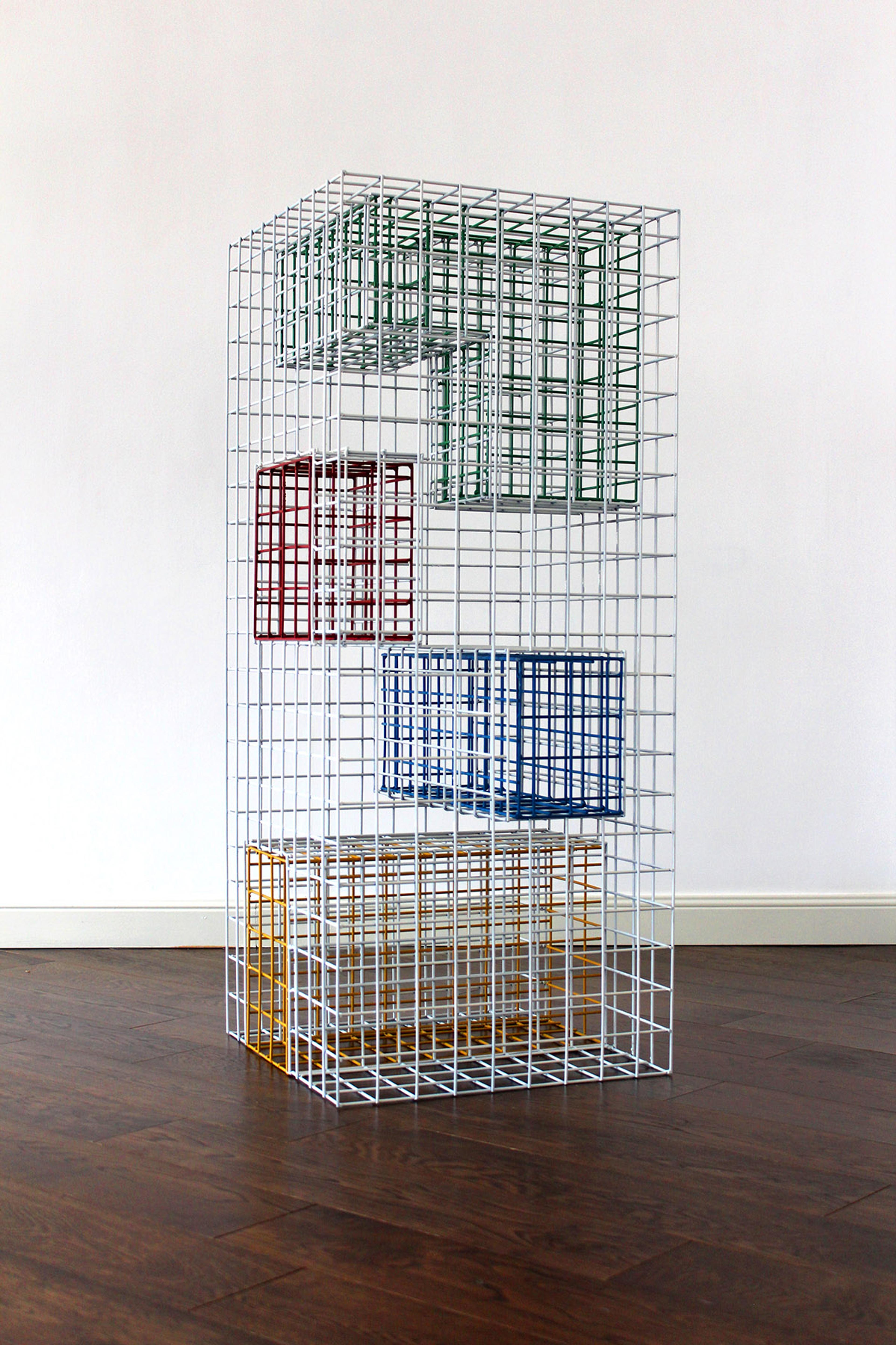wire mesh modular furniture side view