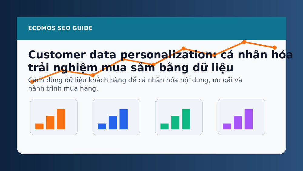 Ảnh minh họa customer data personalization
